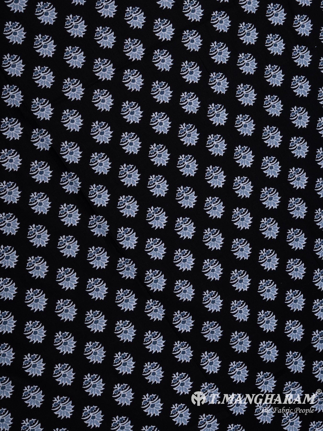 Black Cotton Fabric - EC6775 view-3