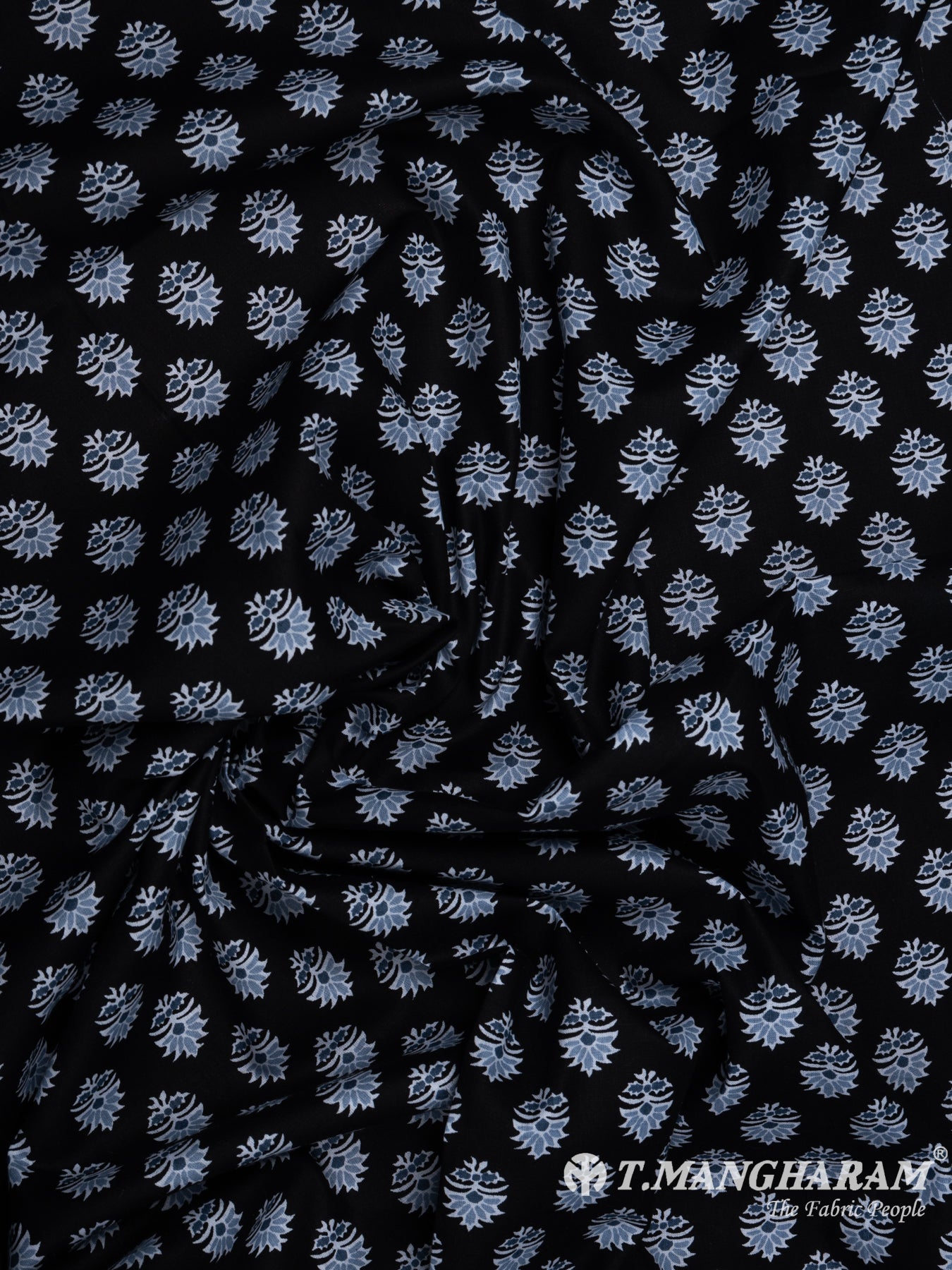Black Cotton Fabric - EC6775 view-4