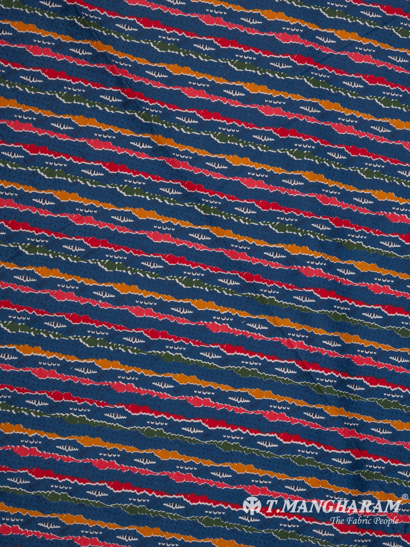 Blue Cotton Fabric - EC6799 view-3