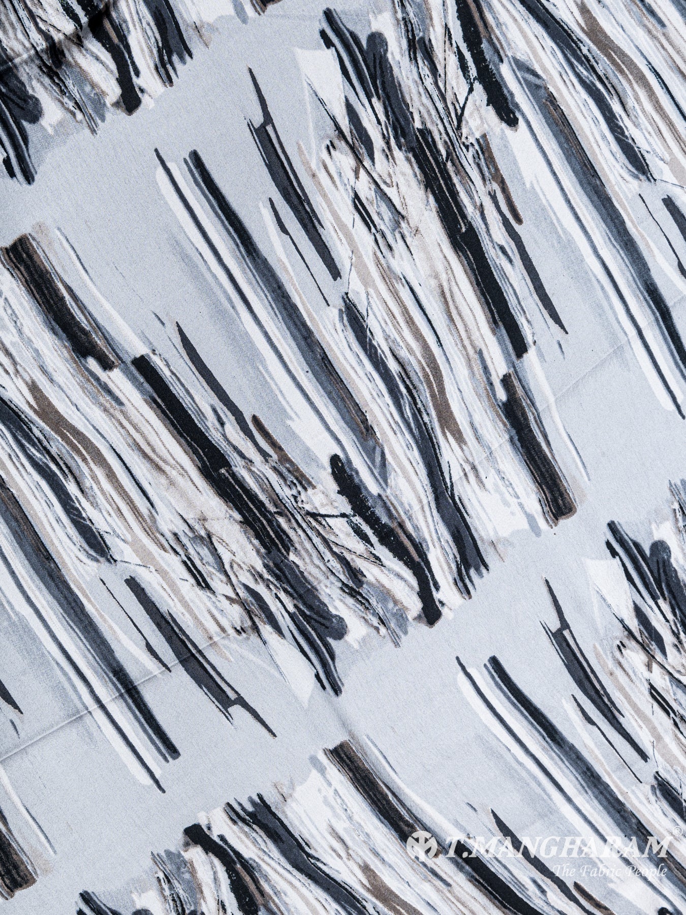 Grey Crepe Fabric - EC5481 view-3
