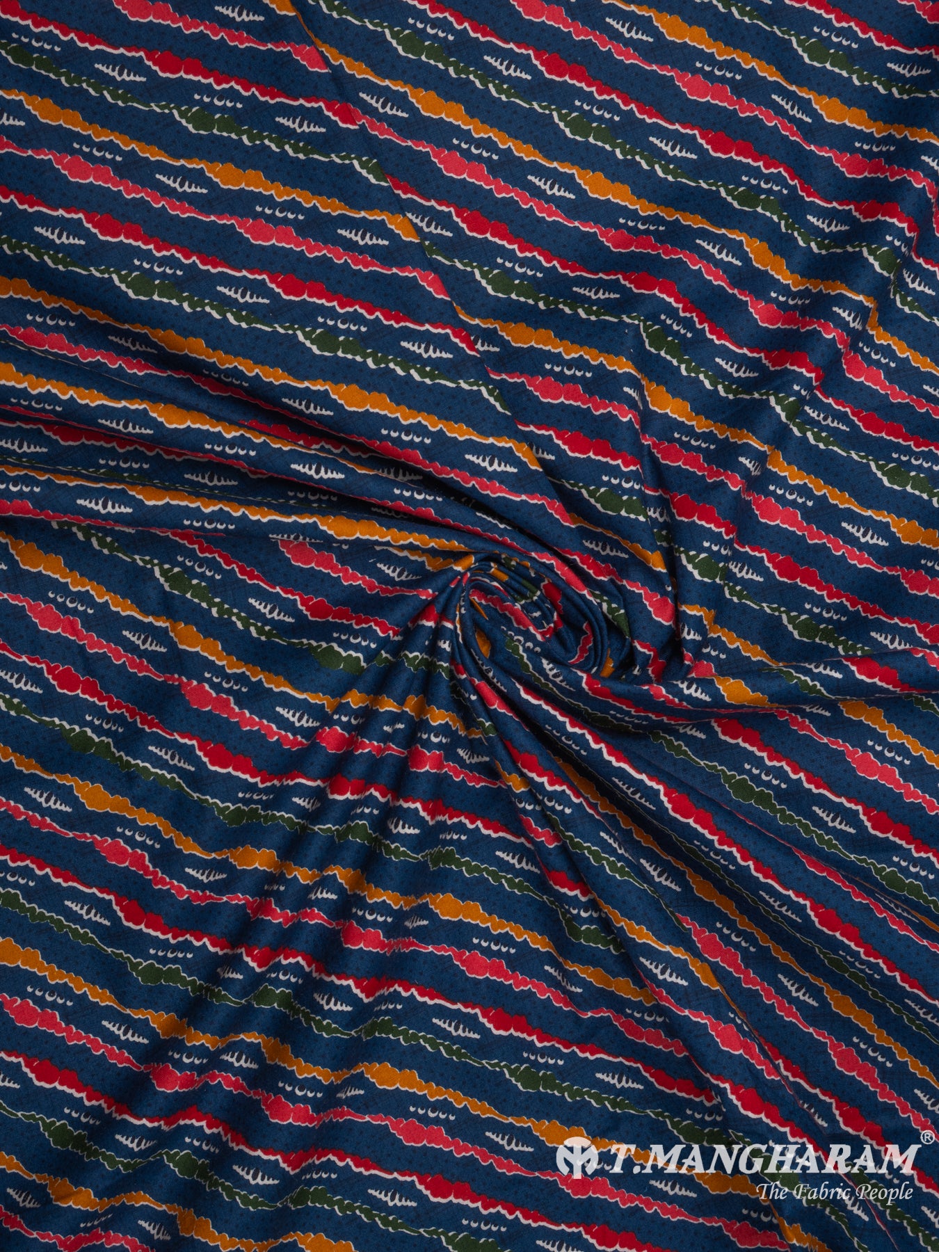 Blue Cotton Fabric - EC6799 view-1