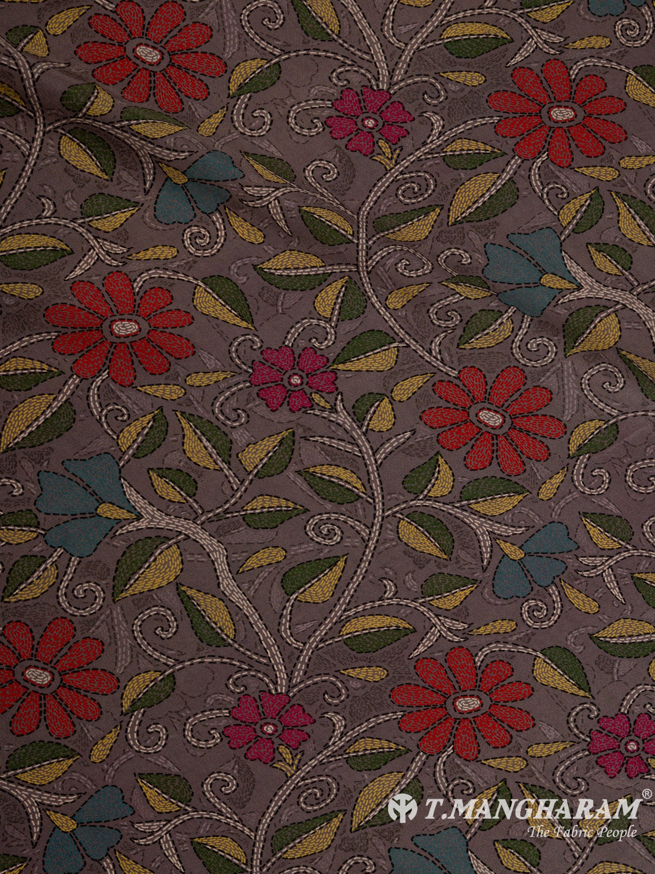 Multicolor Crepe Fabric - EB5142 view-3