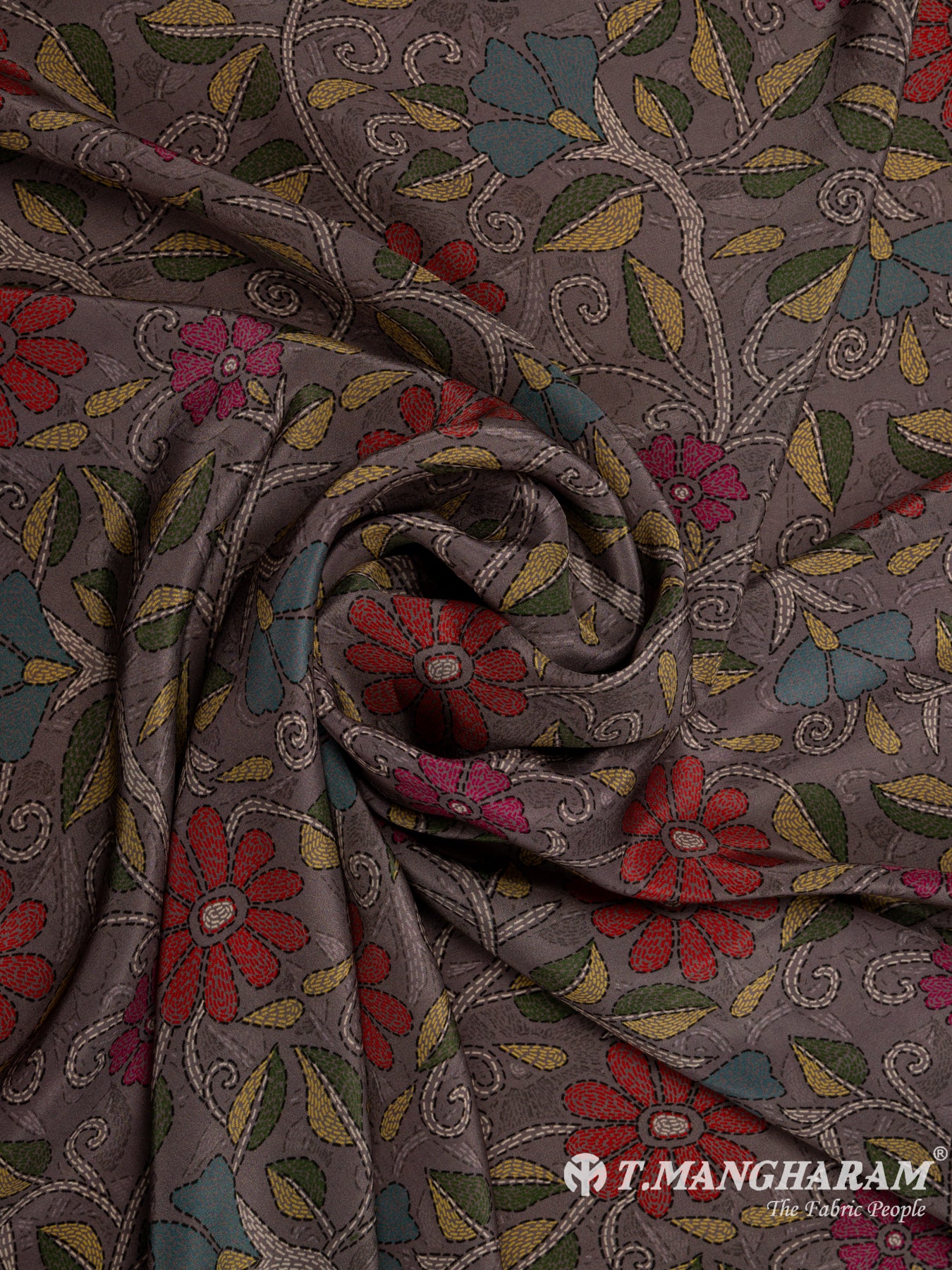 Multicolor Crepe Fabric - EB5142 view-1