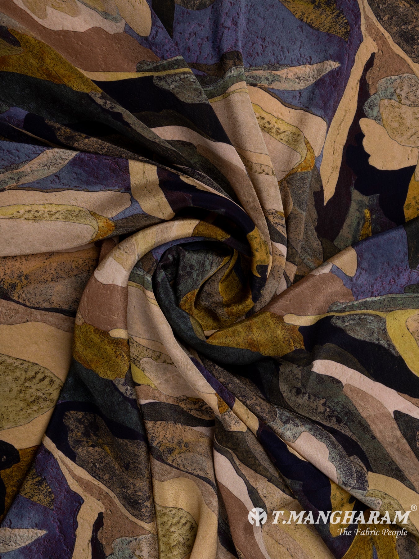 Multicolor Georgette Fabric - EA2257 view-1