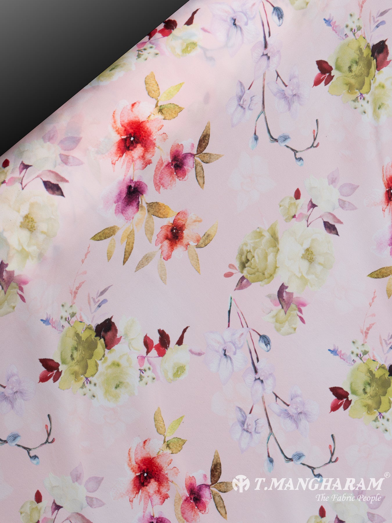 Multicolor Satin Fabric - EA2354 view-2