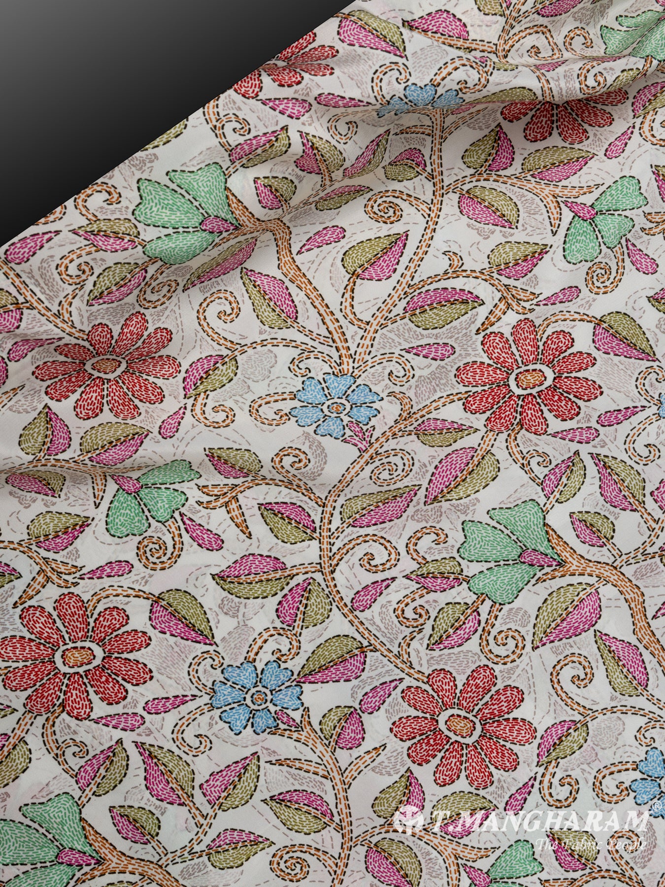 Multicolor Crepe Fabric - EB5140 view-2