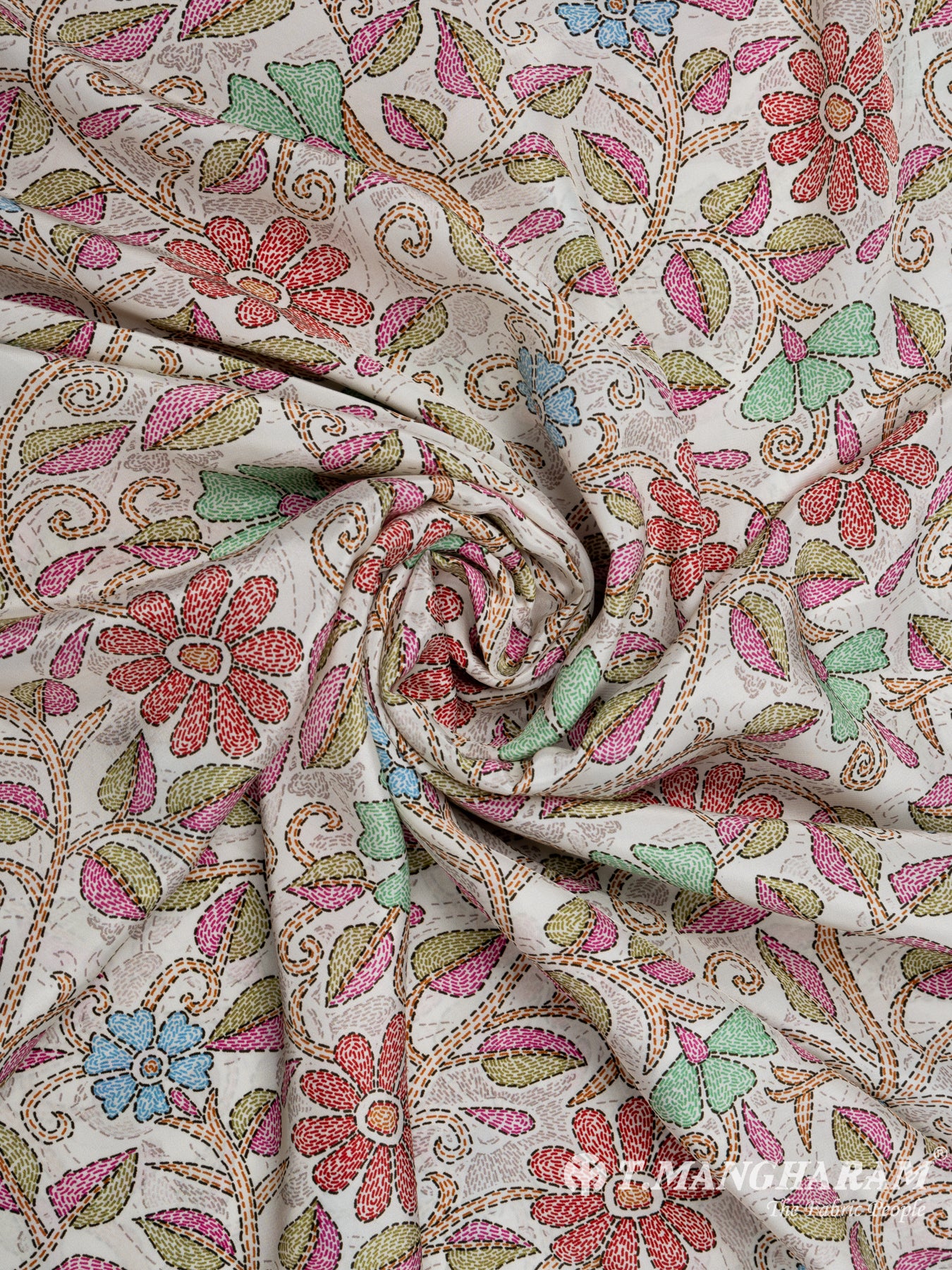 Multicolor Crepe Fabric - EB5140 view-1