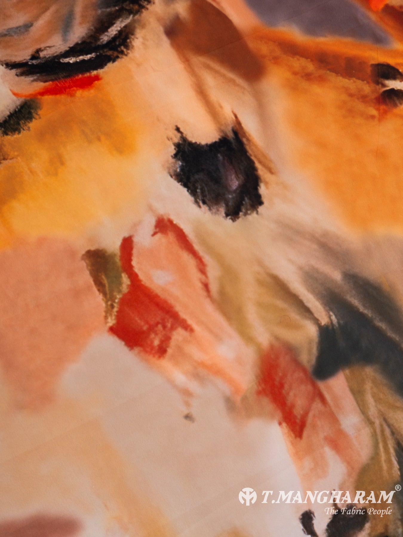 Multicolor Satin Fabric - EA2356 view-3