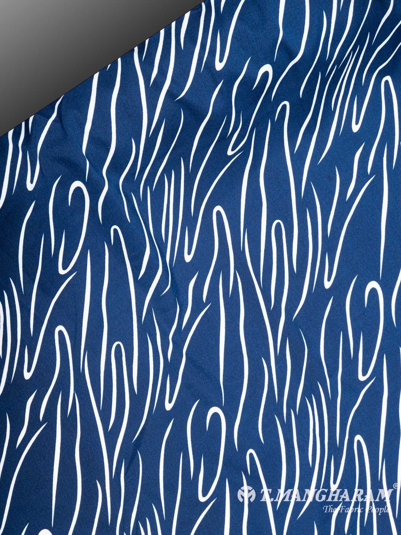Blue Crepe Fabric - EC5584 view-2