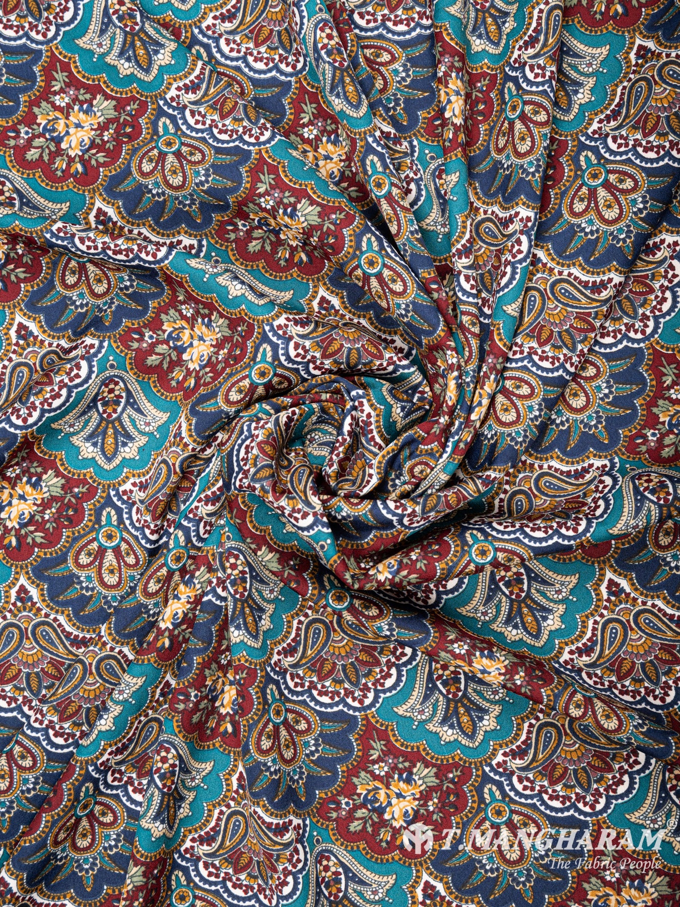 Multicolor Crepe Fabric - EC5623 view-1