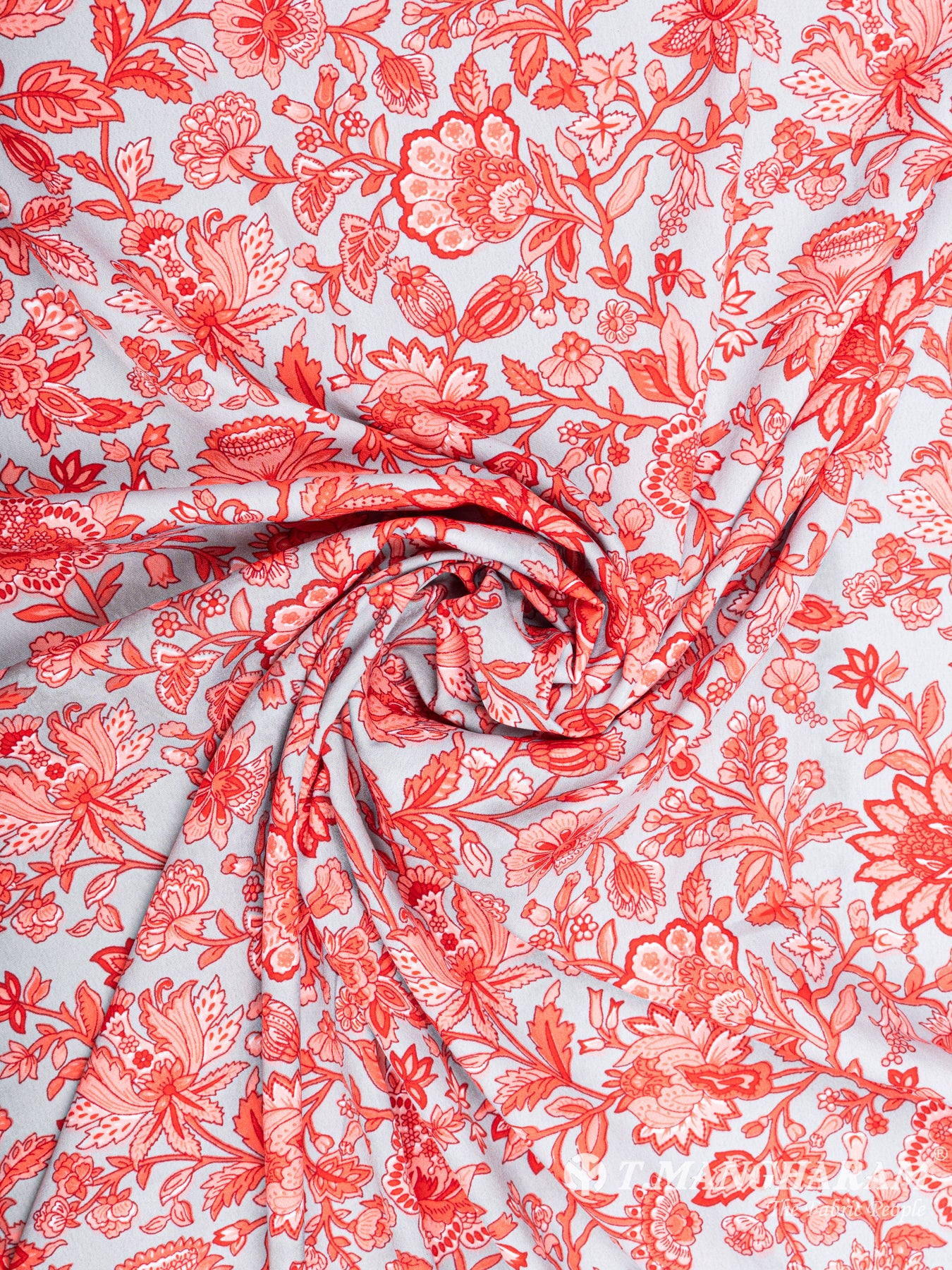 Grey Crepe Fabric - EC5600 view-1