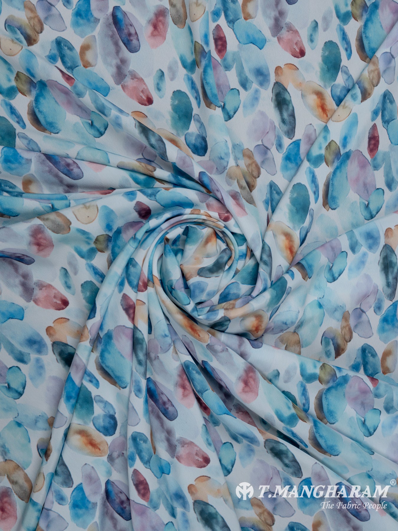 Multicolor Satin Fabric - EA2348 view-1