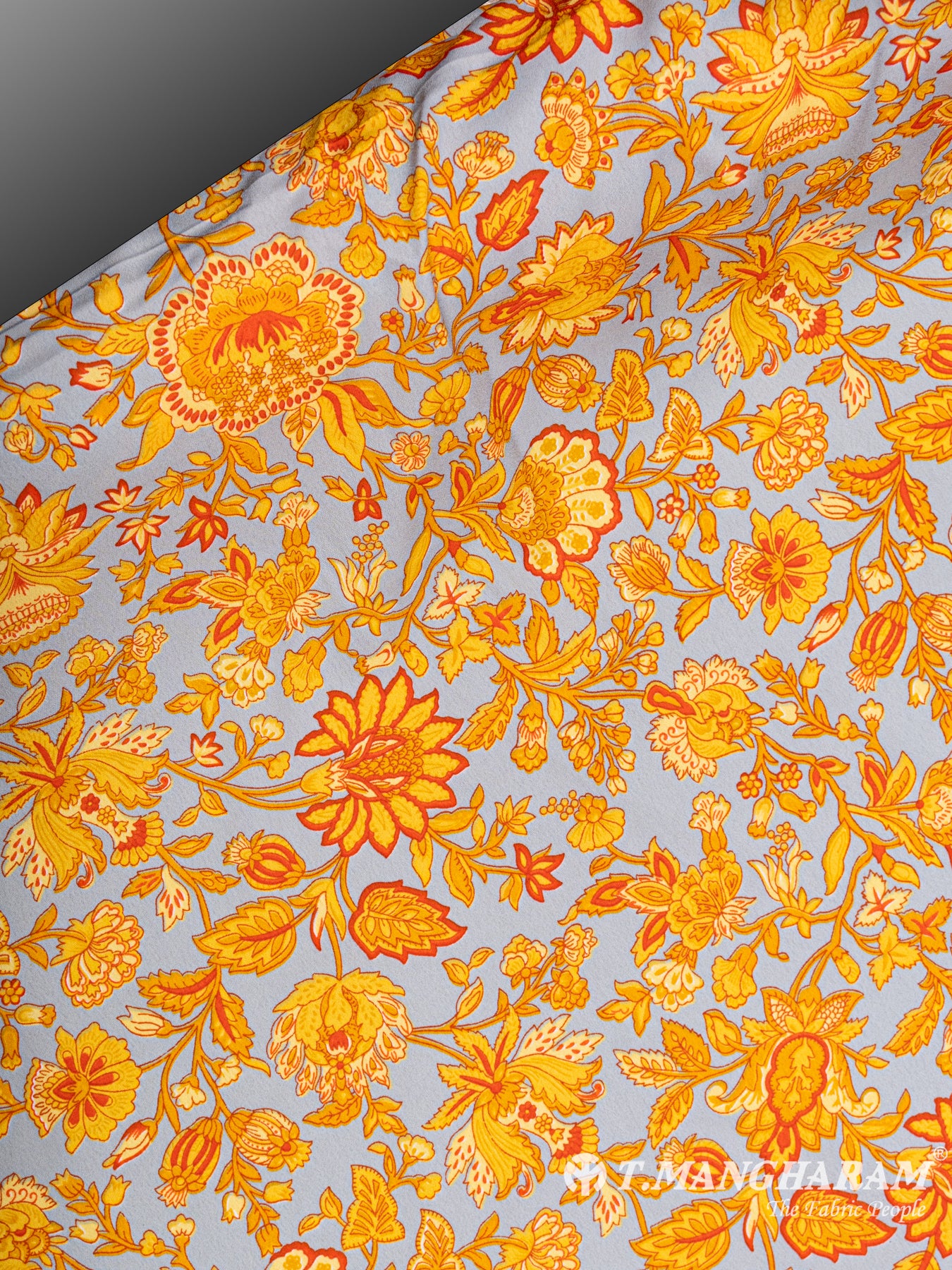 Grey Crepe Fabric - EC5587 view-2