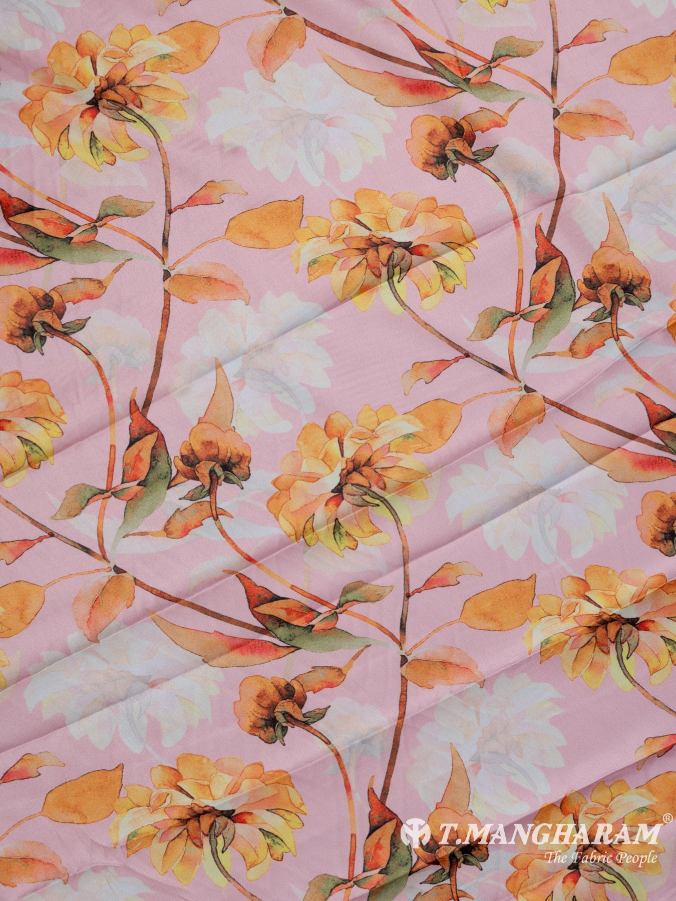 Pink Satin Fabric - EA2295 view-3