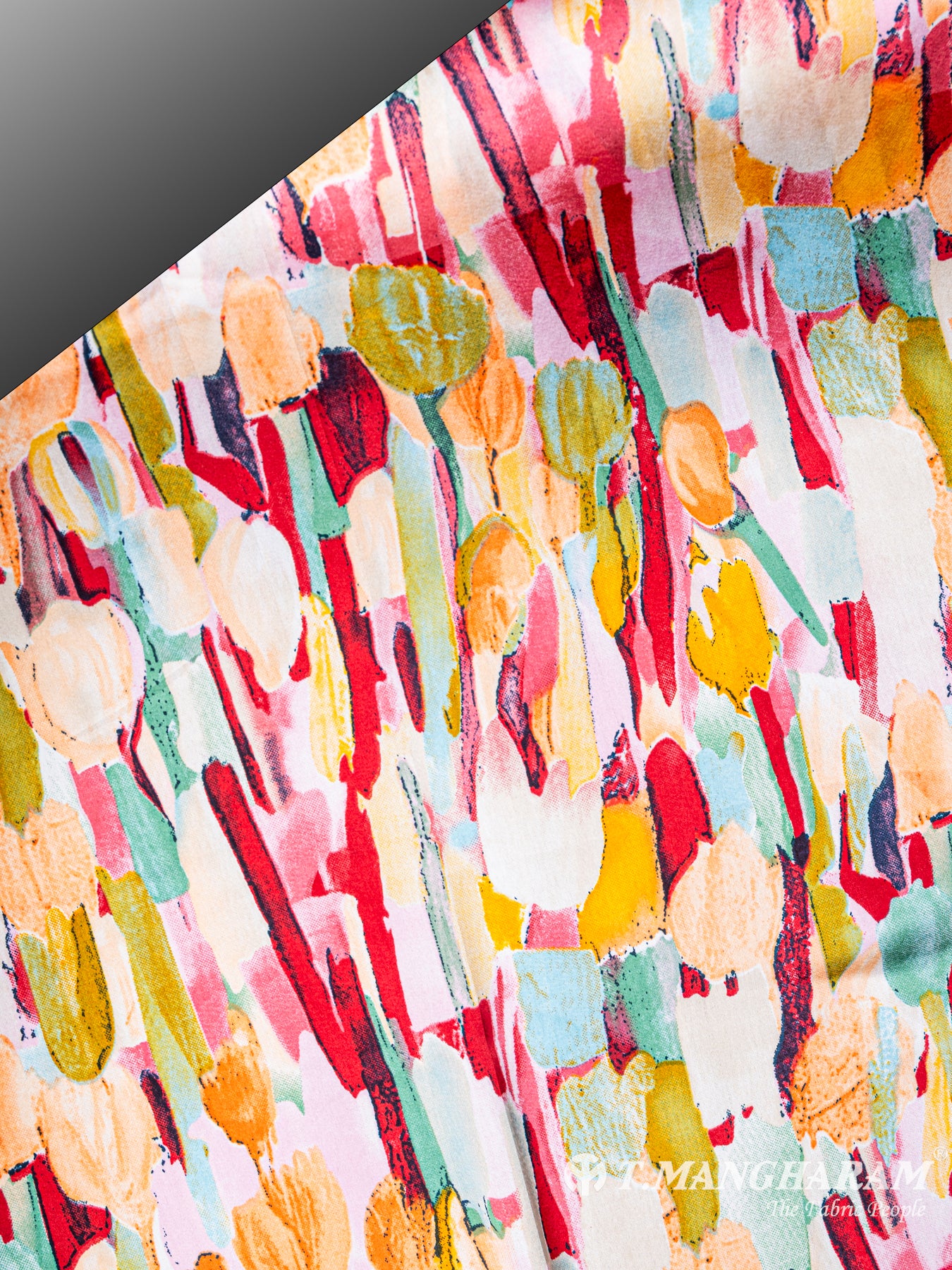 Multicolor Crepe Fabric - EC5553 view-2