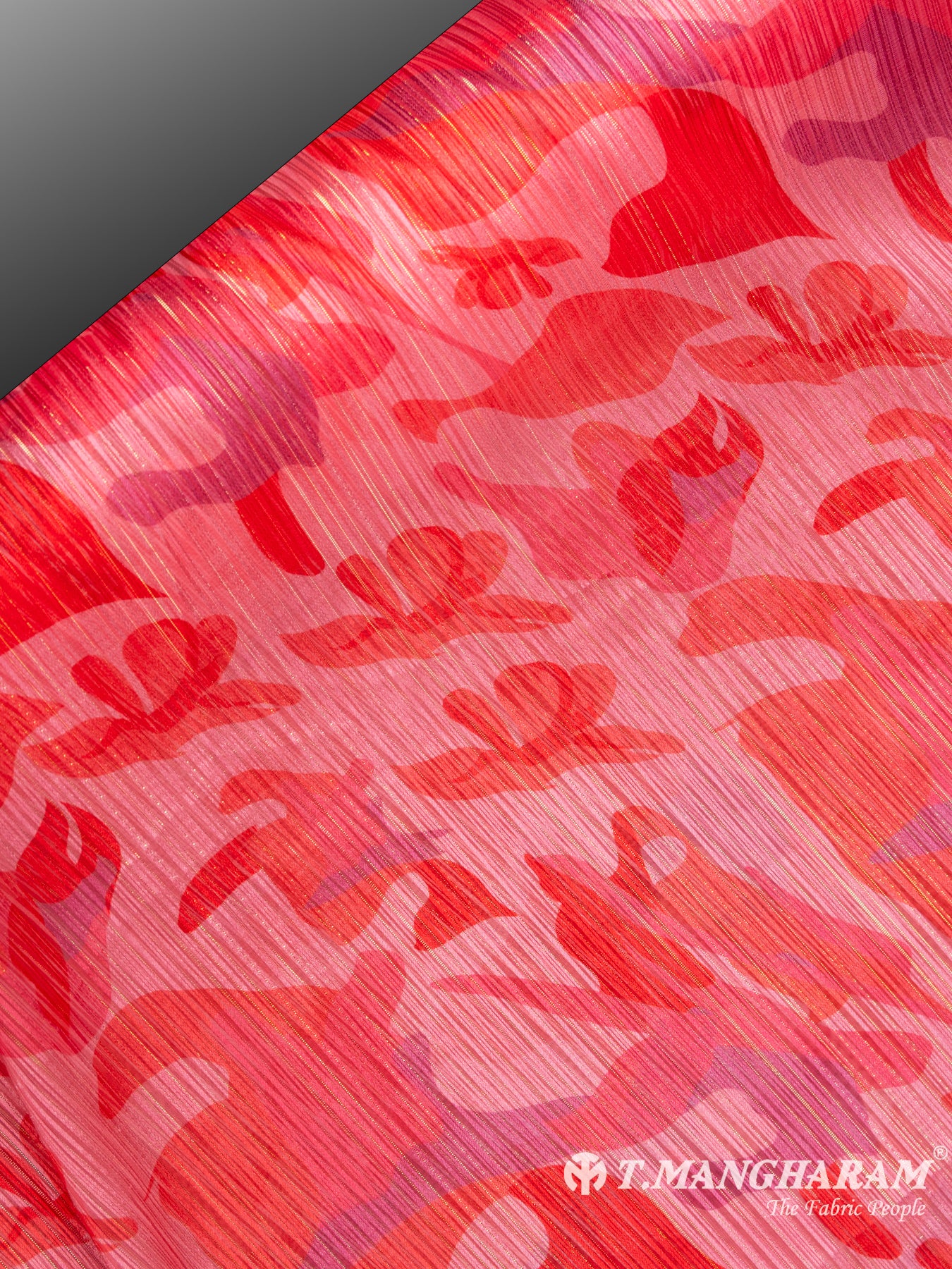 Pink Lurex Chiffon Fabric - EC7227 view-2