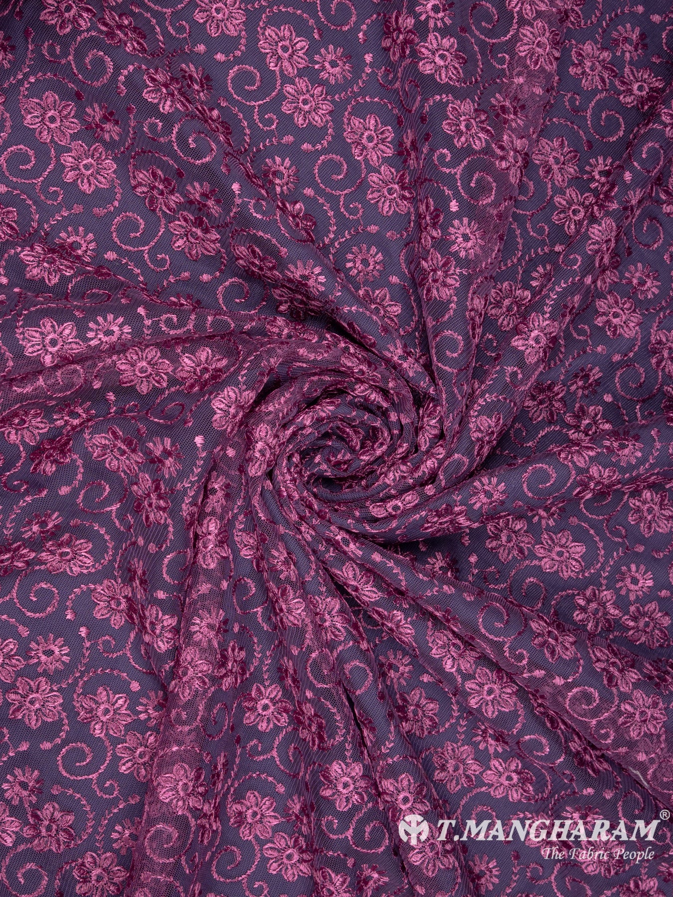 Wine Fancy Net Fabric - EC7524 view-1