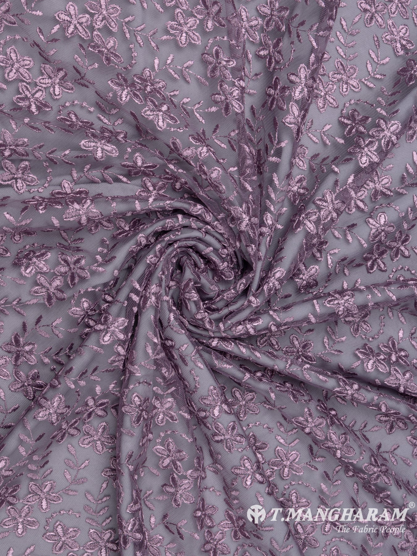 Violet Fancy Net Fabric - EC7506 view-1