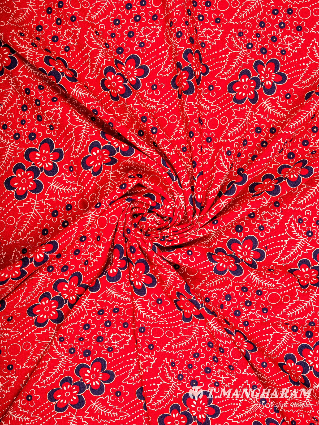 Pink Rayon Cotton Fabric - EC5704 view-1