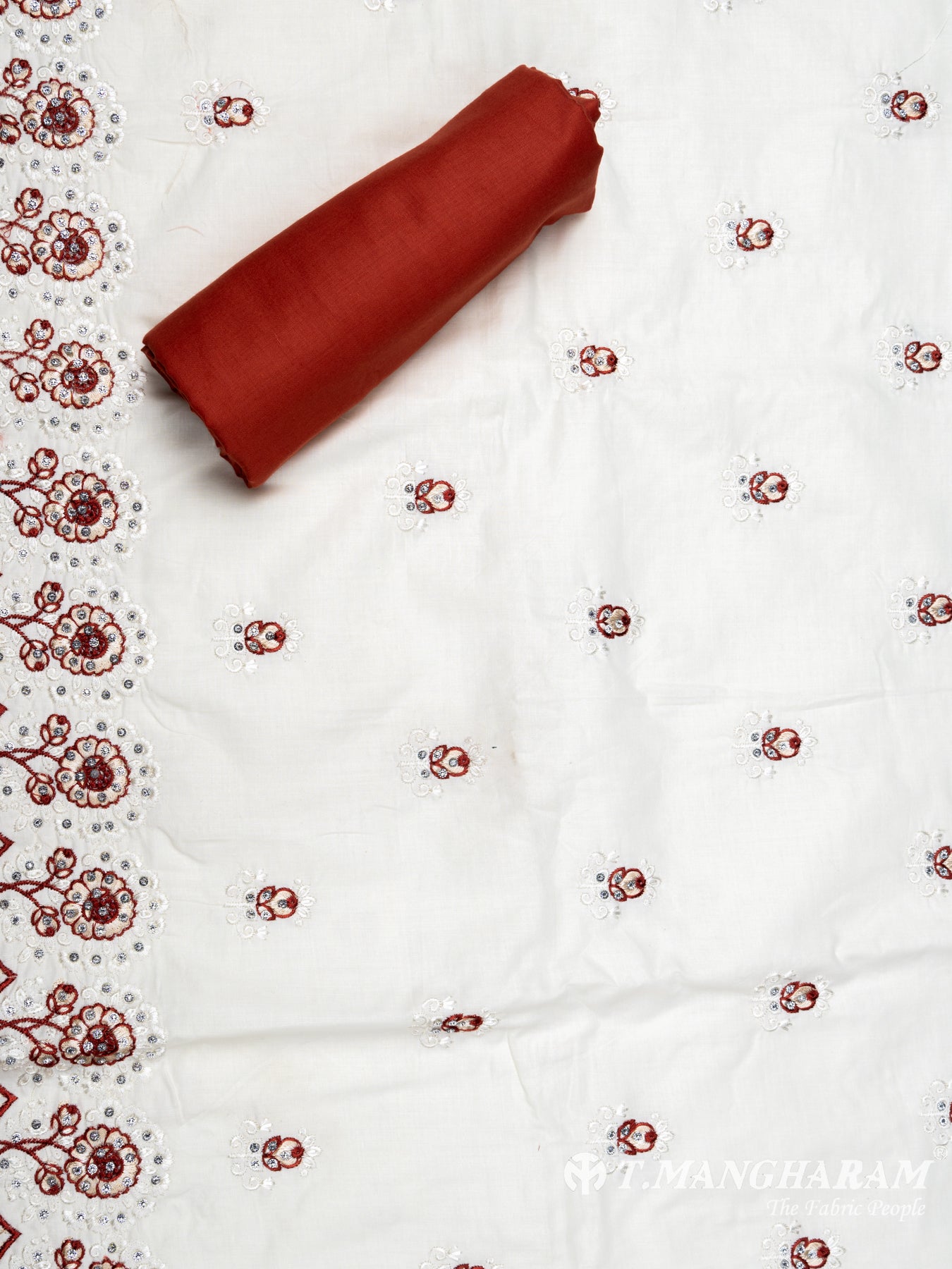 Multicolor Cotton Chudidhar Fabric Set - EH1519 view-2