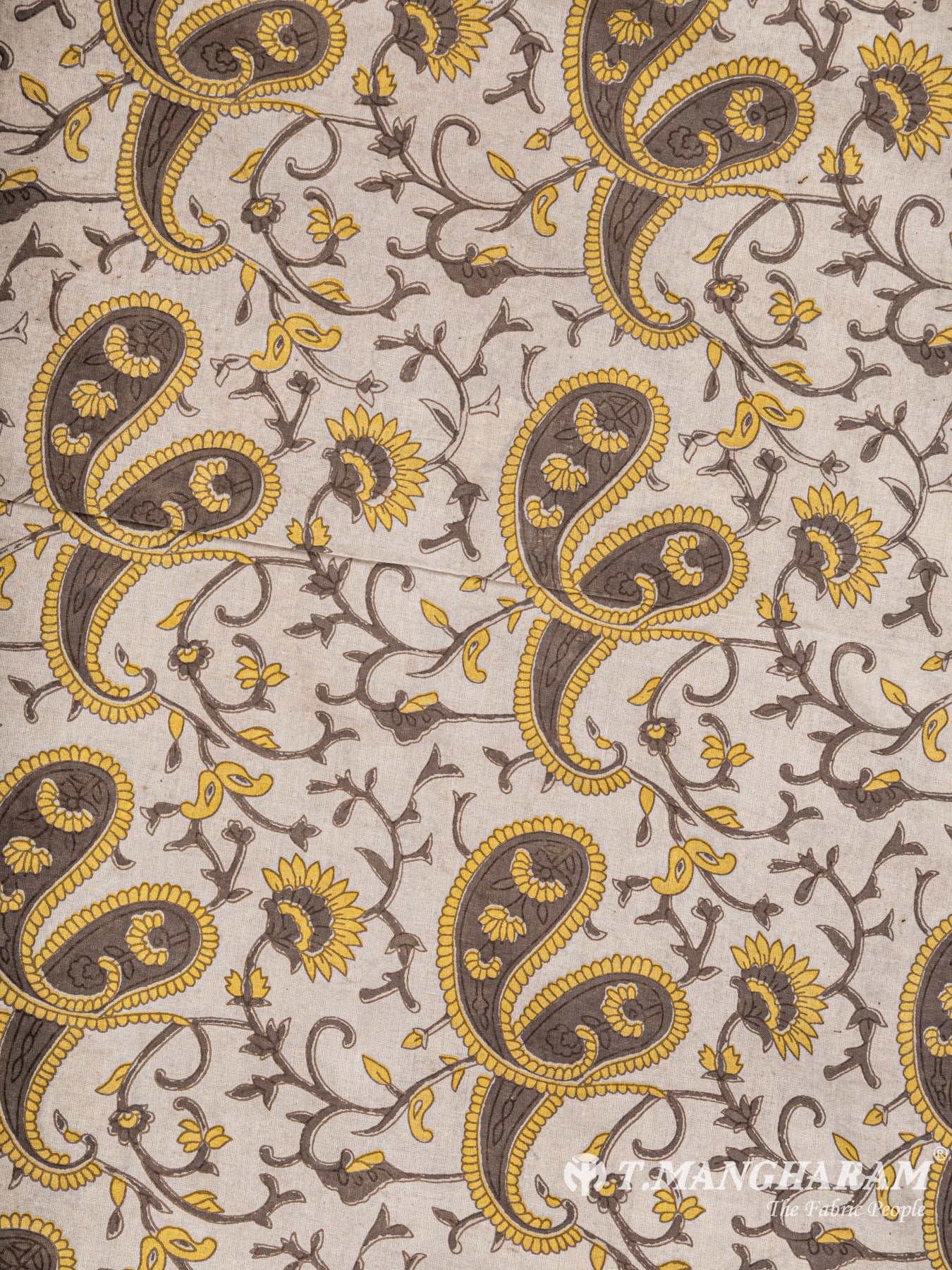 Grey Rayon Cotton Fabric - EC5727 view-3