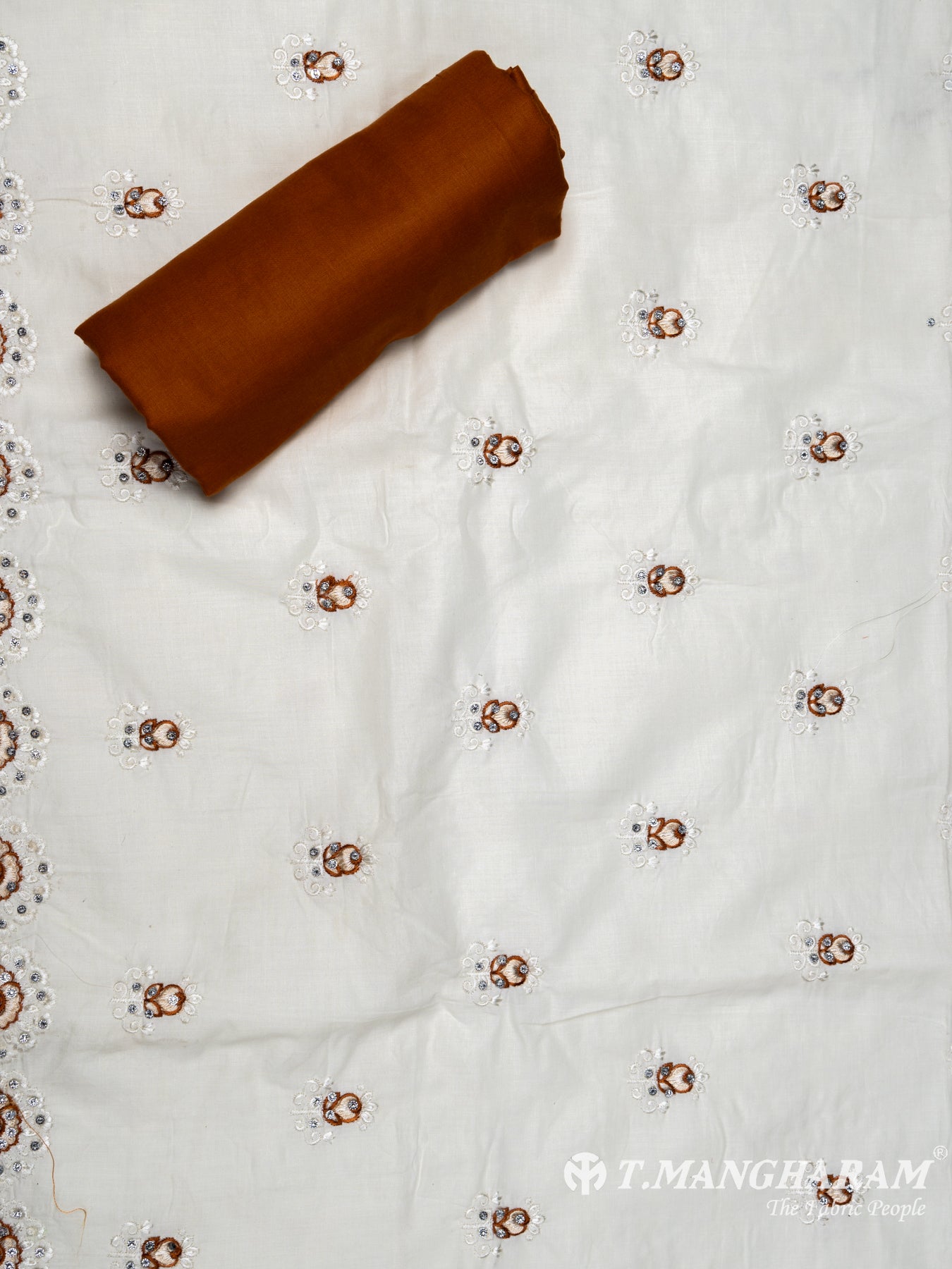 Multicolor Cotton Chudidhar Fabric Set - EH1520 view-2