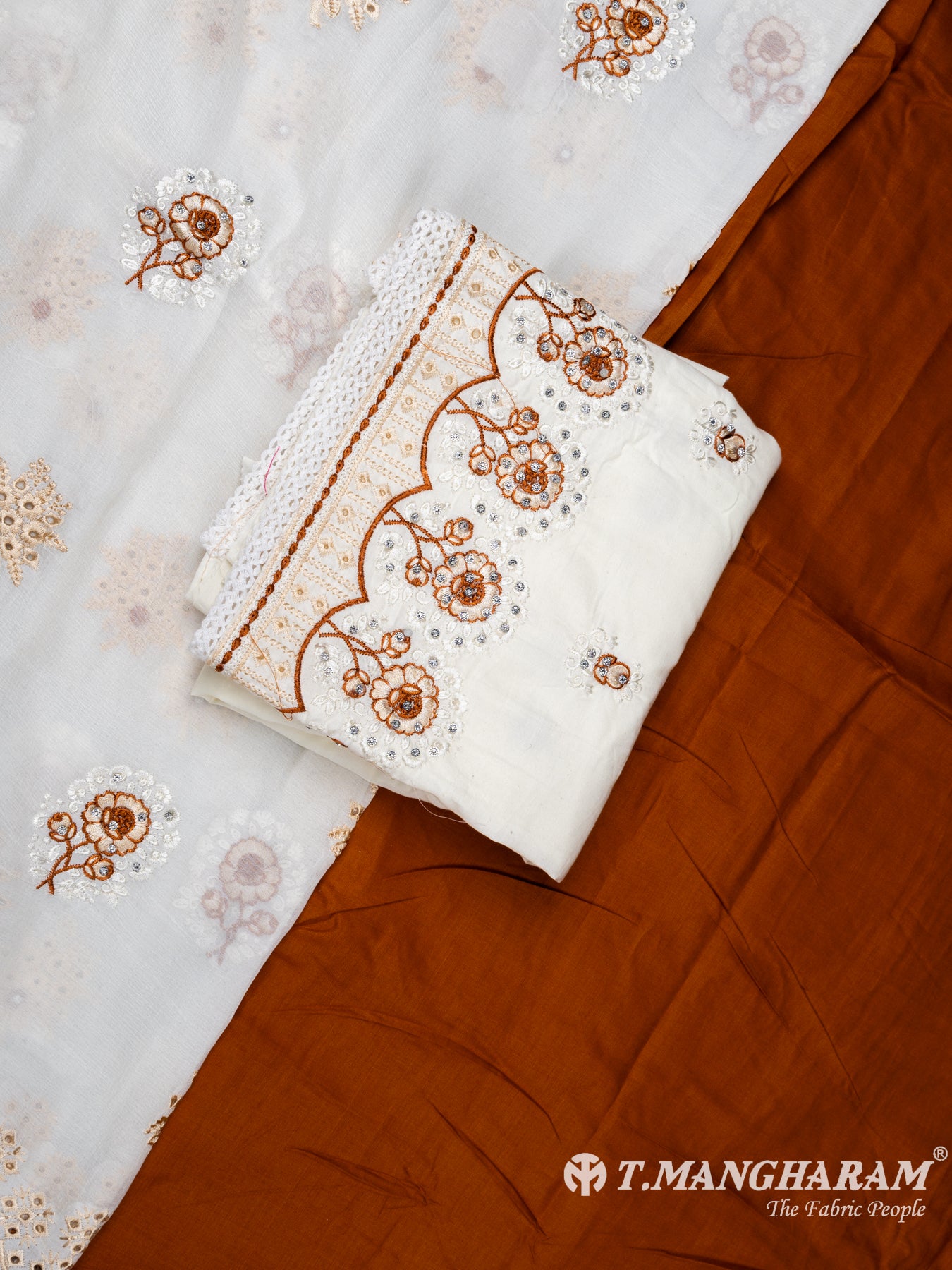 Multicolor Cotton Chudidhar Fabric Set - EH1520 view-1