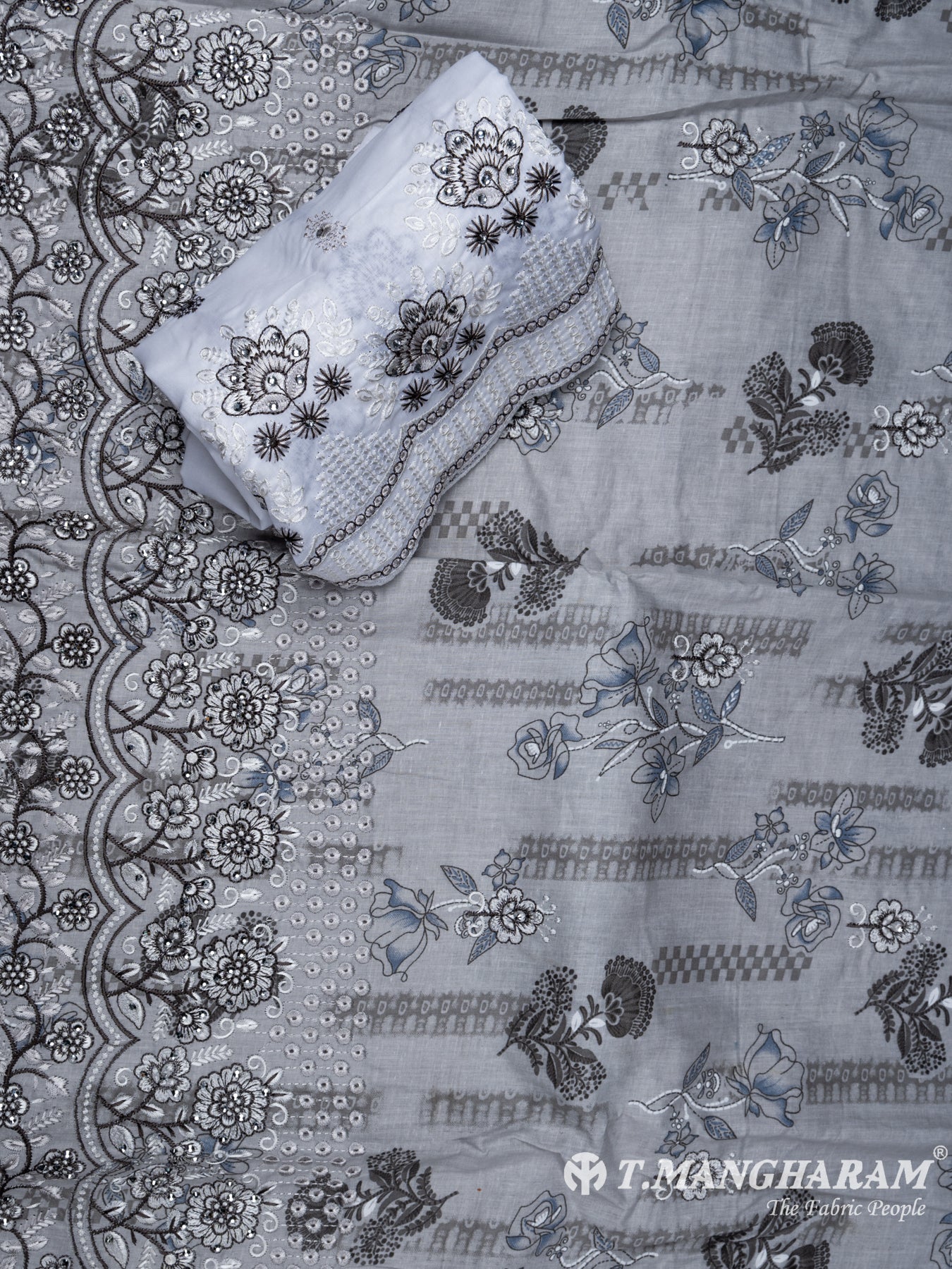 Multicolor Cotton Chudidhar Fabric Set - EH1481 view-2