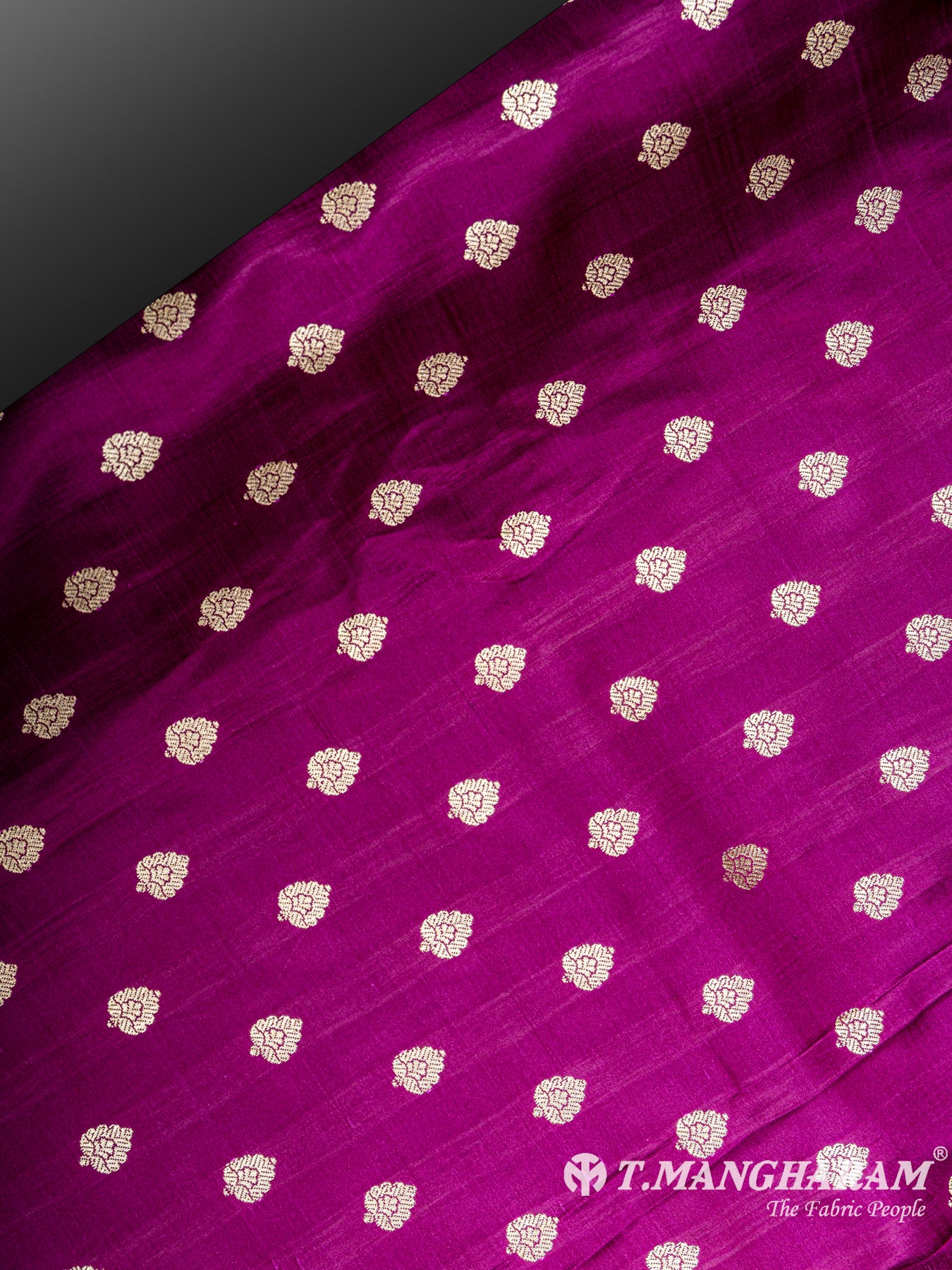 Purple Banaras Fabric - EC5784 view-2