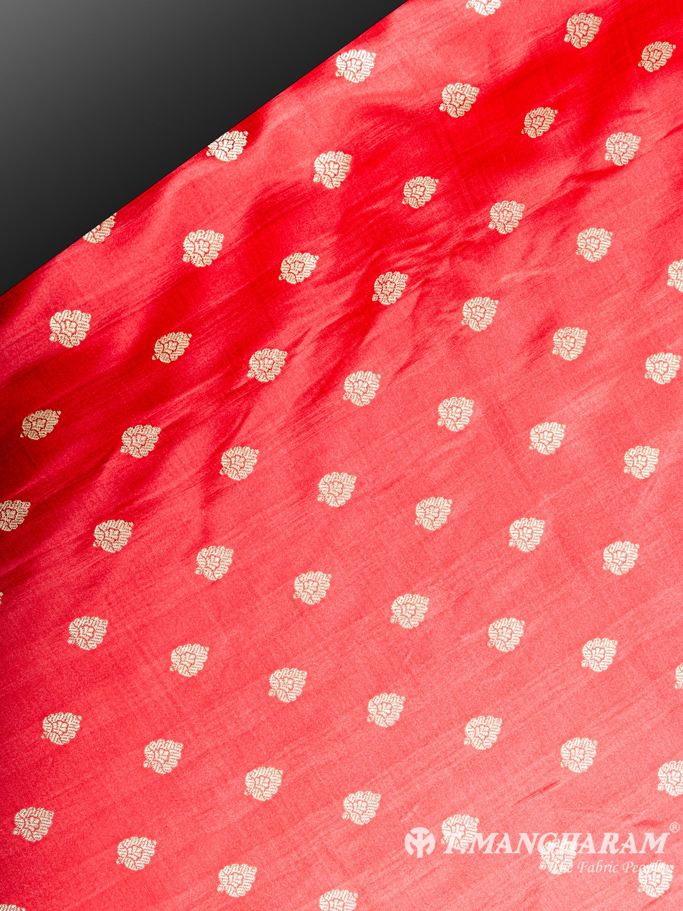 Red Banaras Fabric - EC5787 view-2
