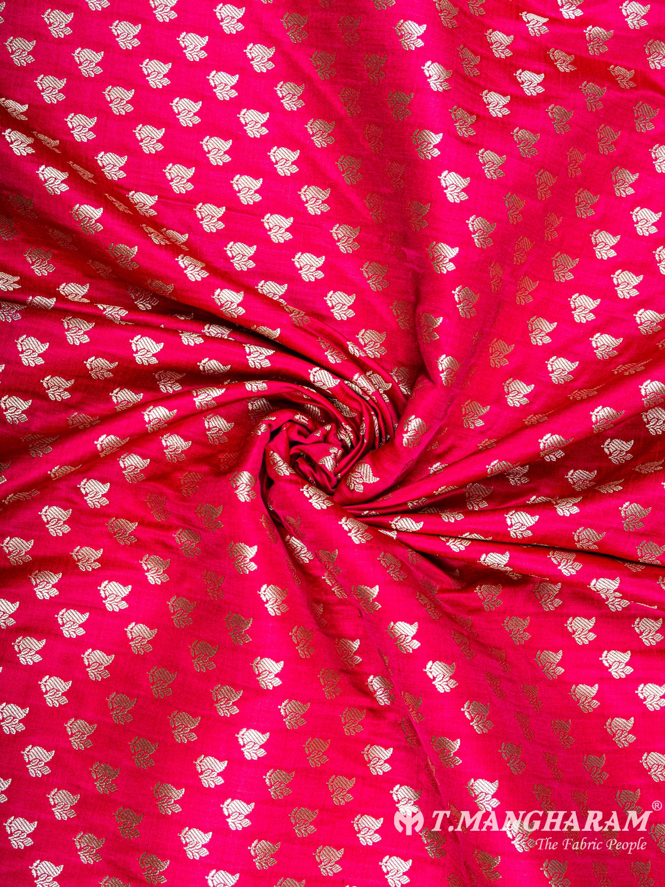 Pink Banaras Fabric - EC5793 view-1