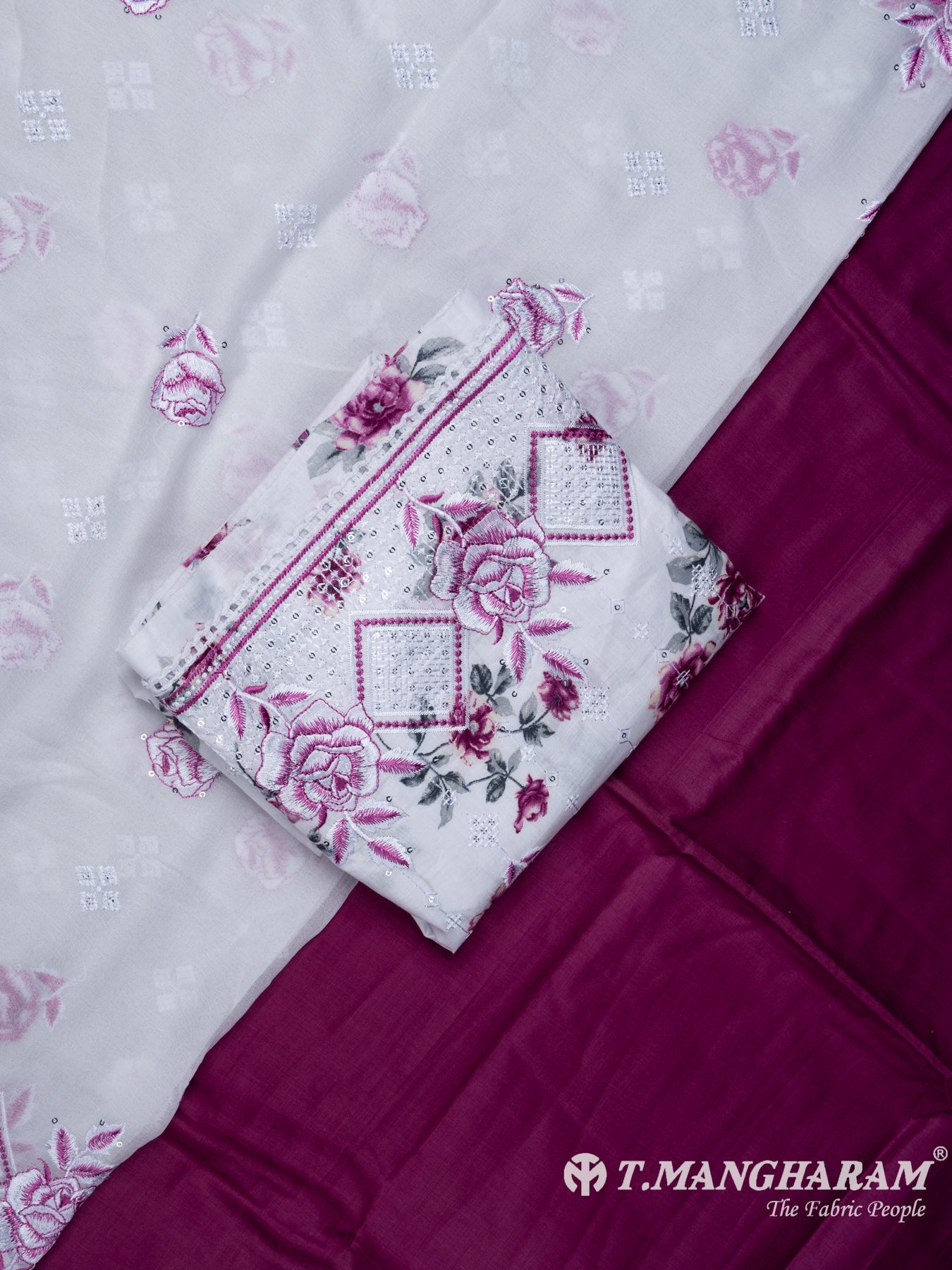 Multicolor Cotton Chudidhar Fabric Set - EH1455 view-1