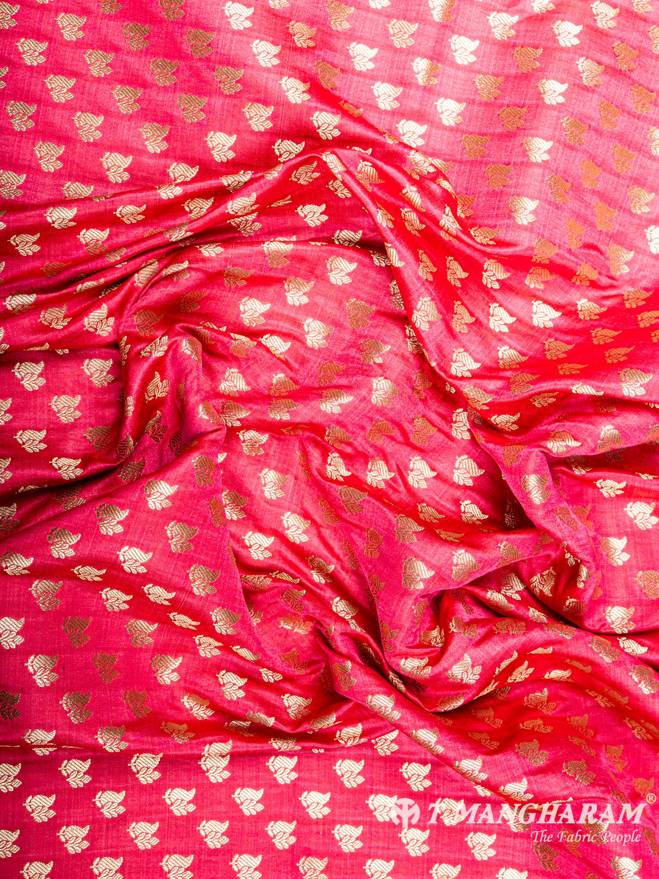 Pink Banaras Fabric - EC5794 view-4