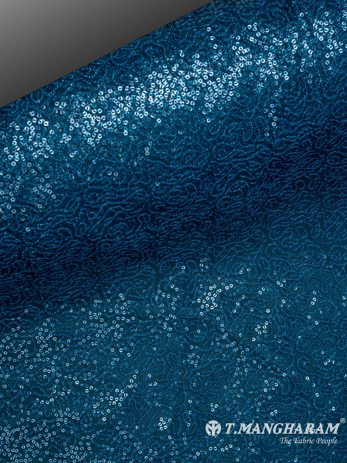 Blue Fancy Net Fabric - EC7650 view-2