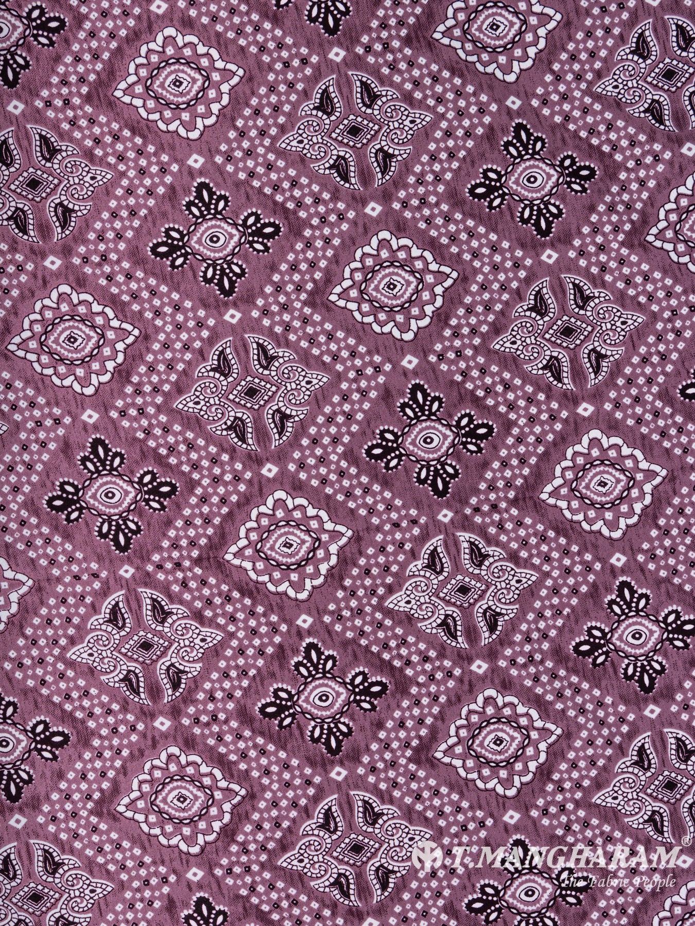 Violet Crepe Fabric - EA1948 view-3