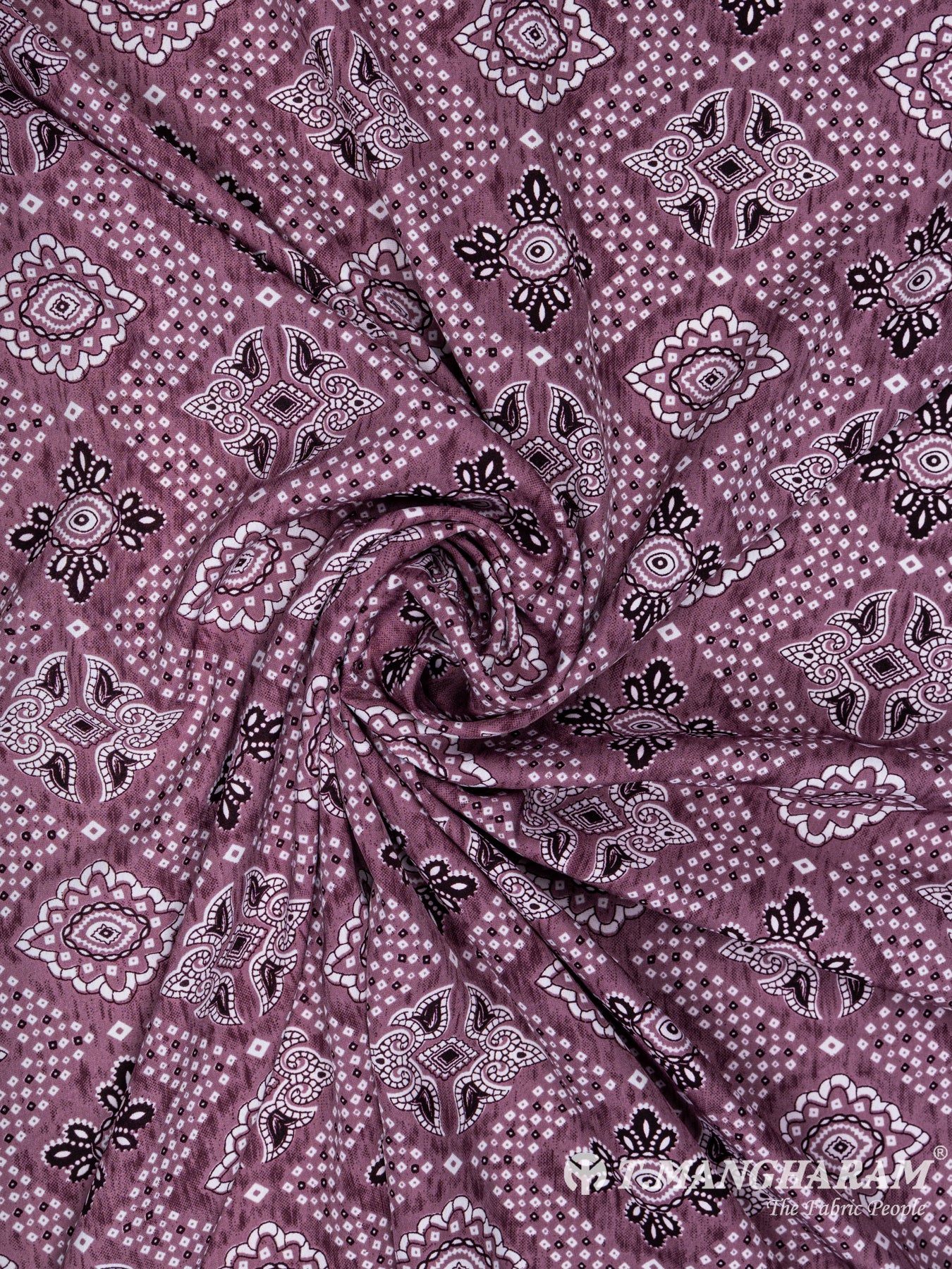 Violet Crepe Fabric - EA1948 view-1
