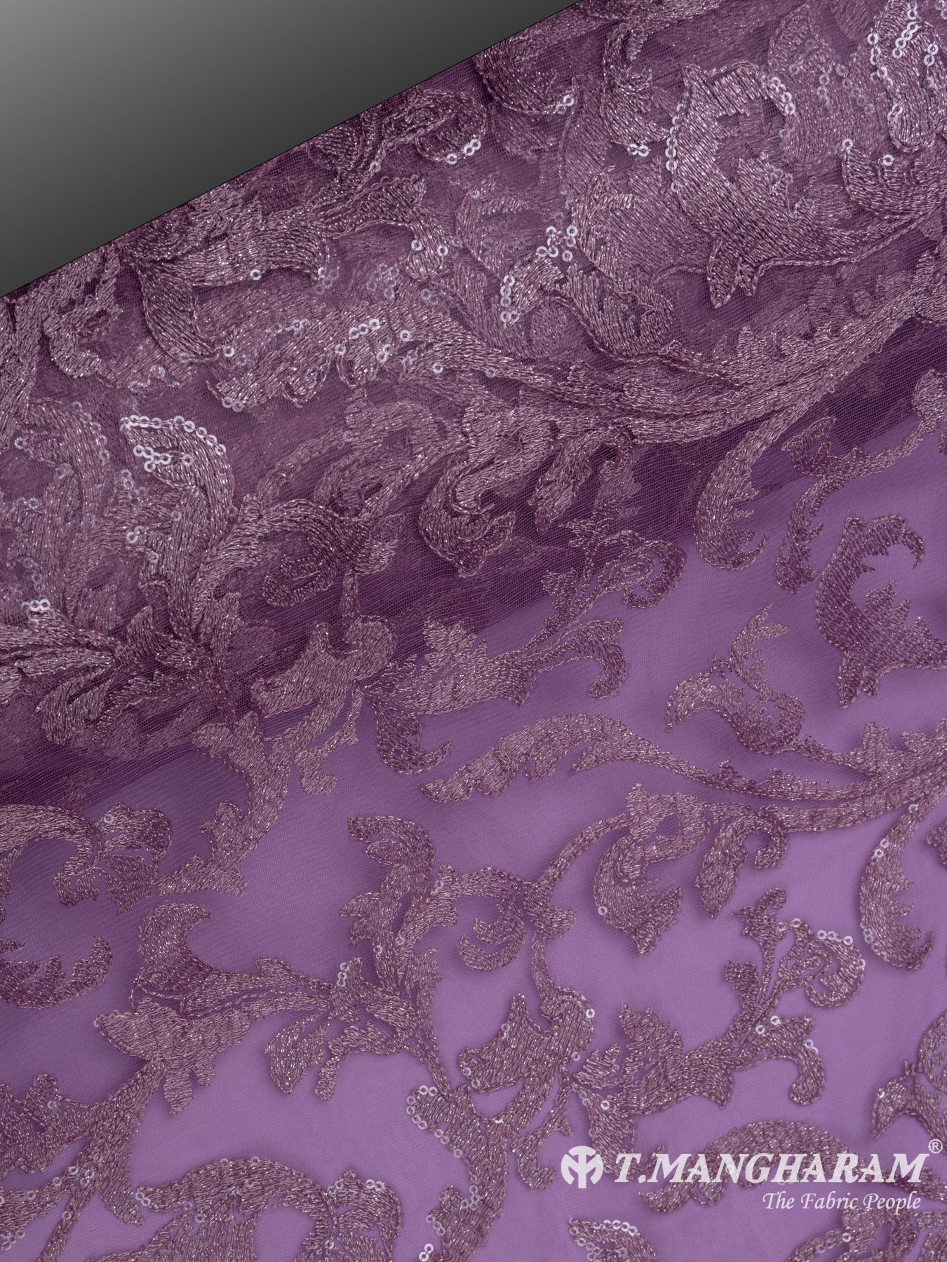 Violet Fancy Net Fabric - EC7635 view-2