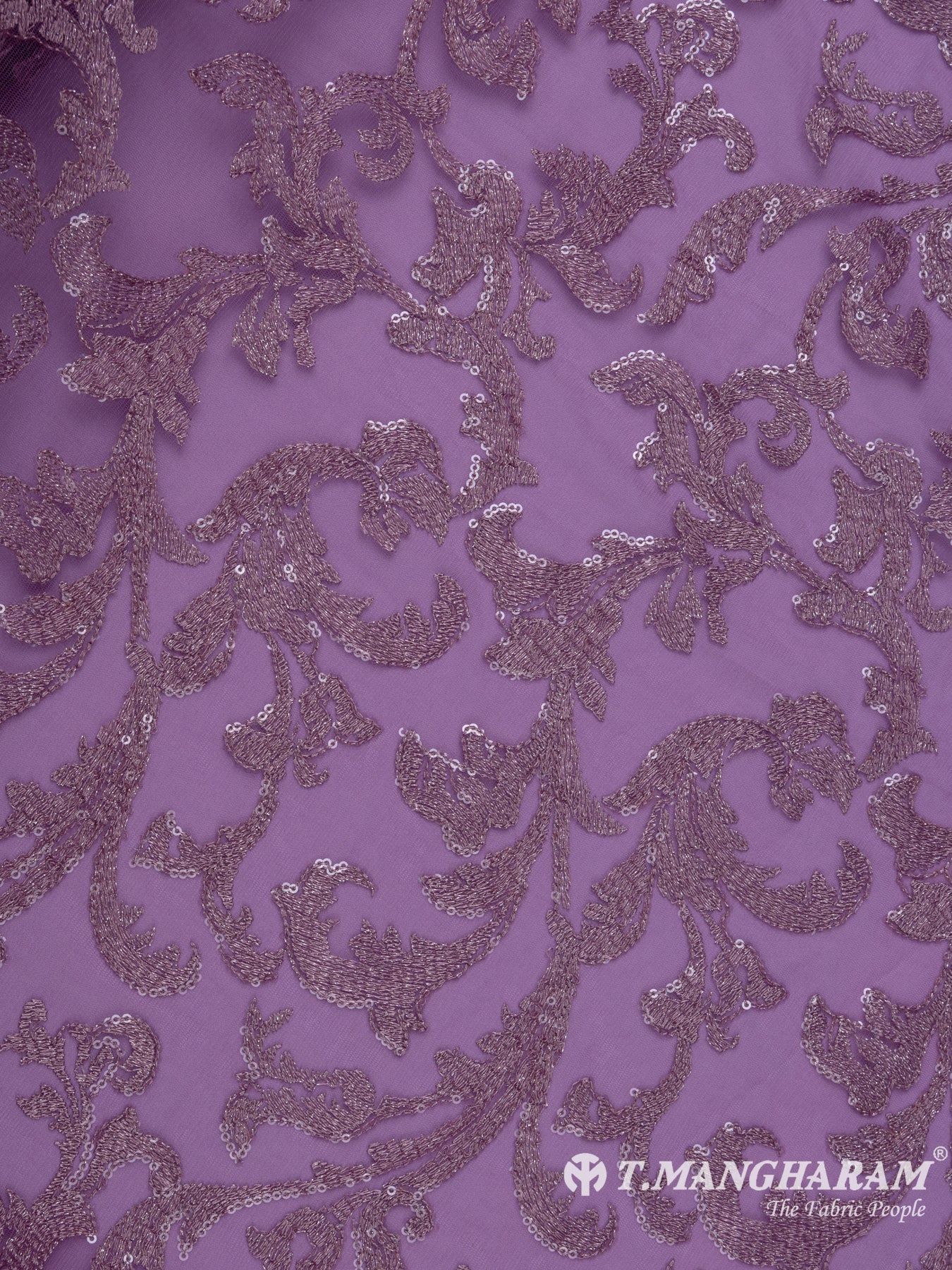 Violet Fancy Net Fabric - EC7635 view-3