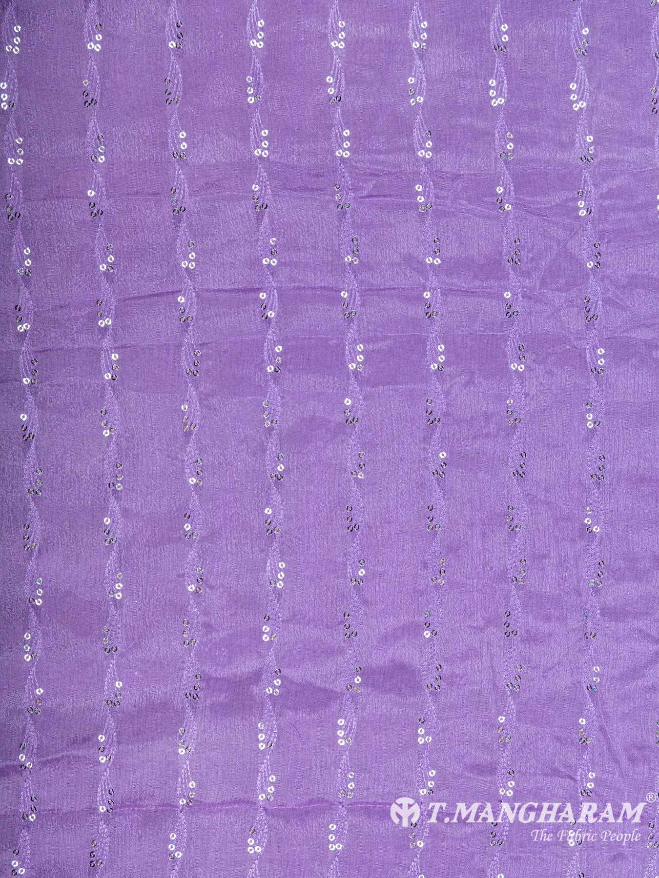 Violet Chinnon Silk Fabric - EC5824 view-3