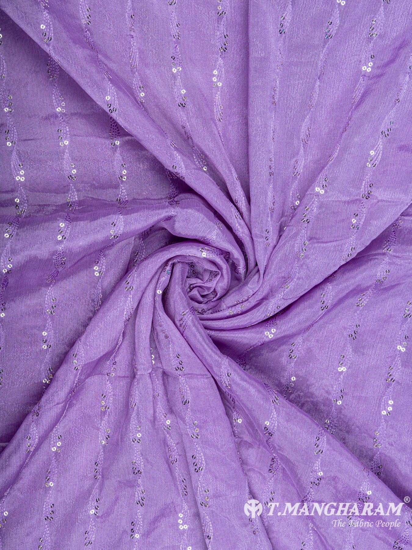 Violet Chinnon Silk Fabric - EC5824 view-1
