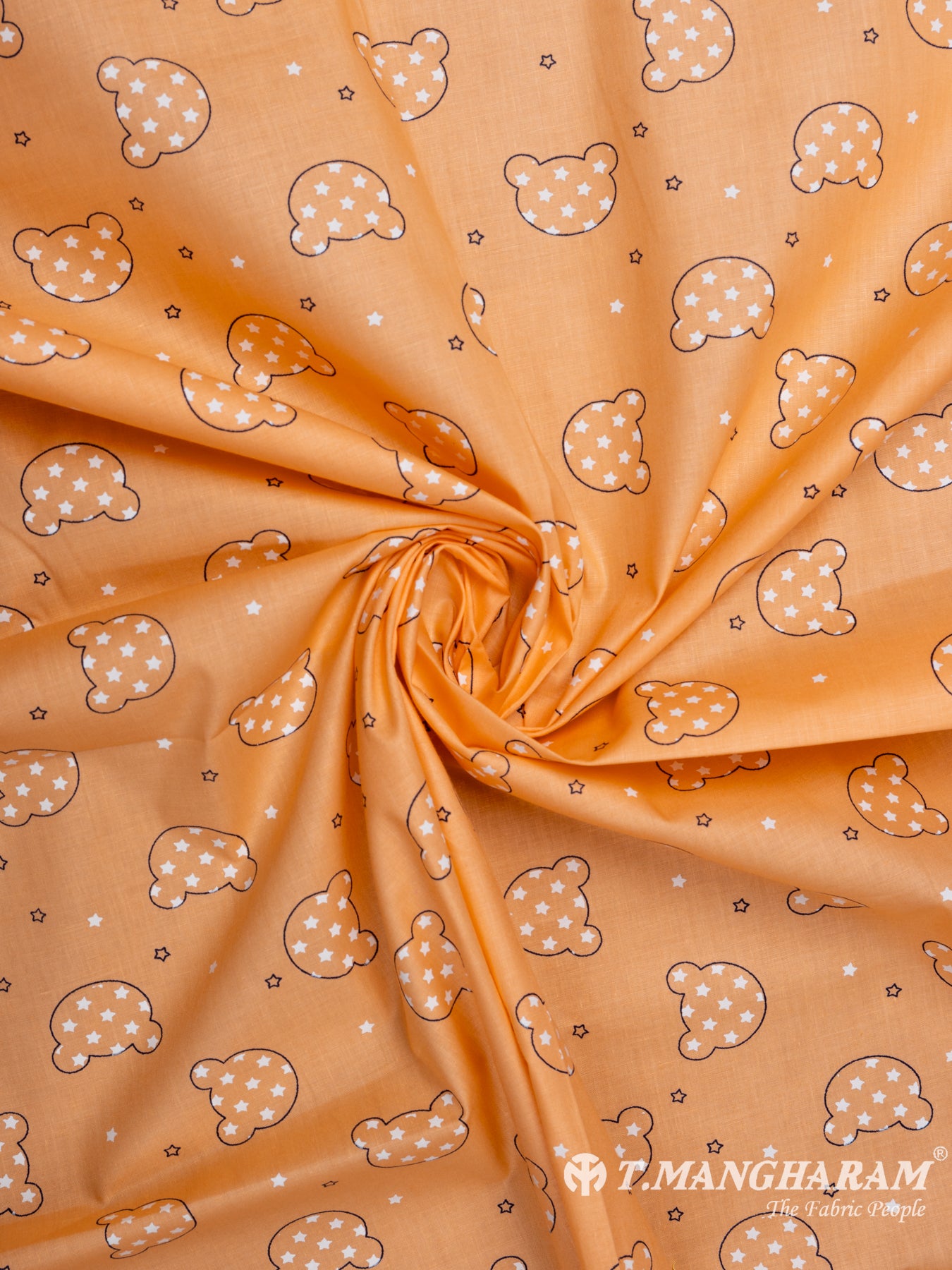 Orange Cotton Fabric - EB5340 view-1