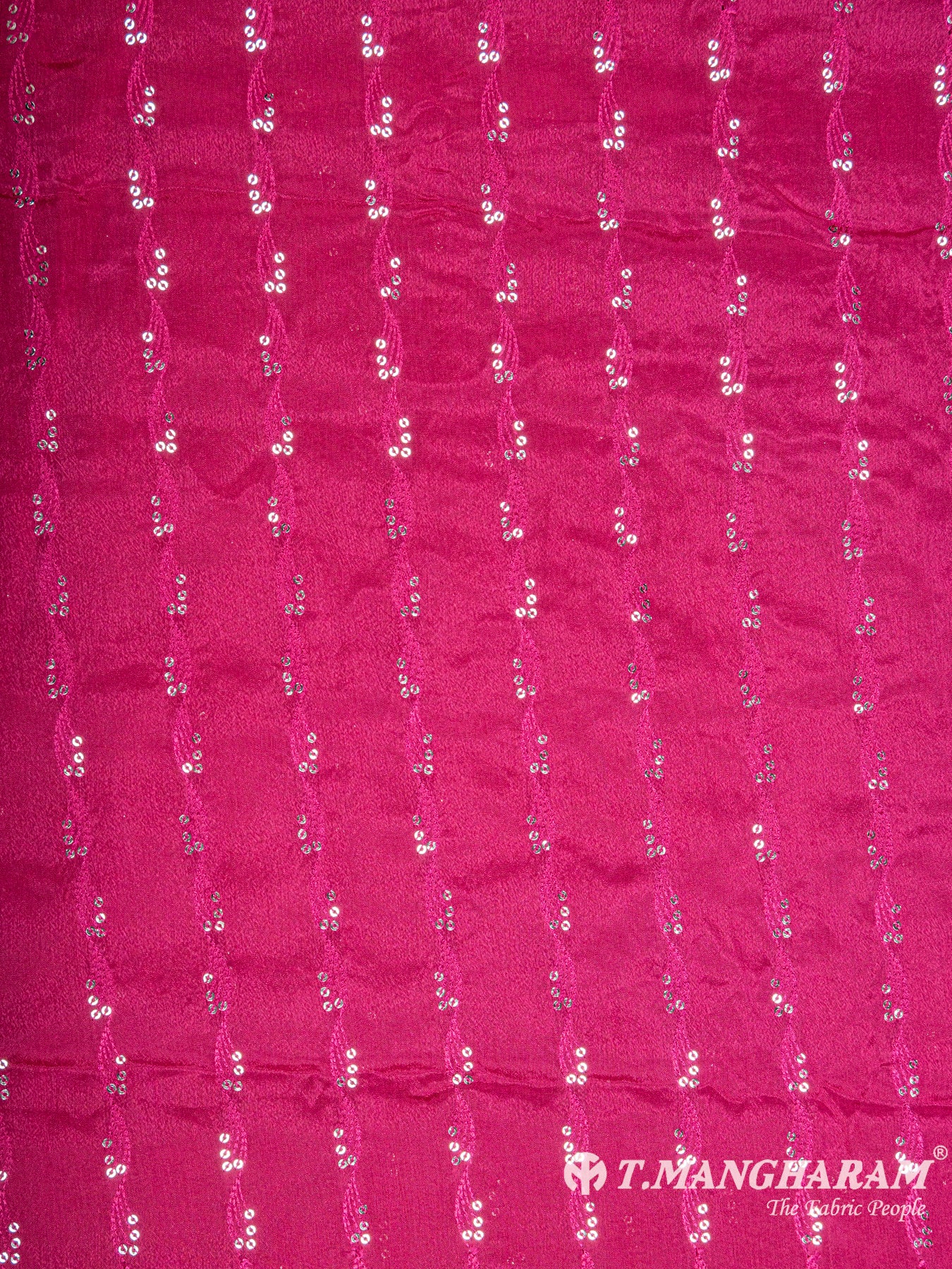 Pink Chinnon Silk Fabric - EC5818 view-3