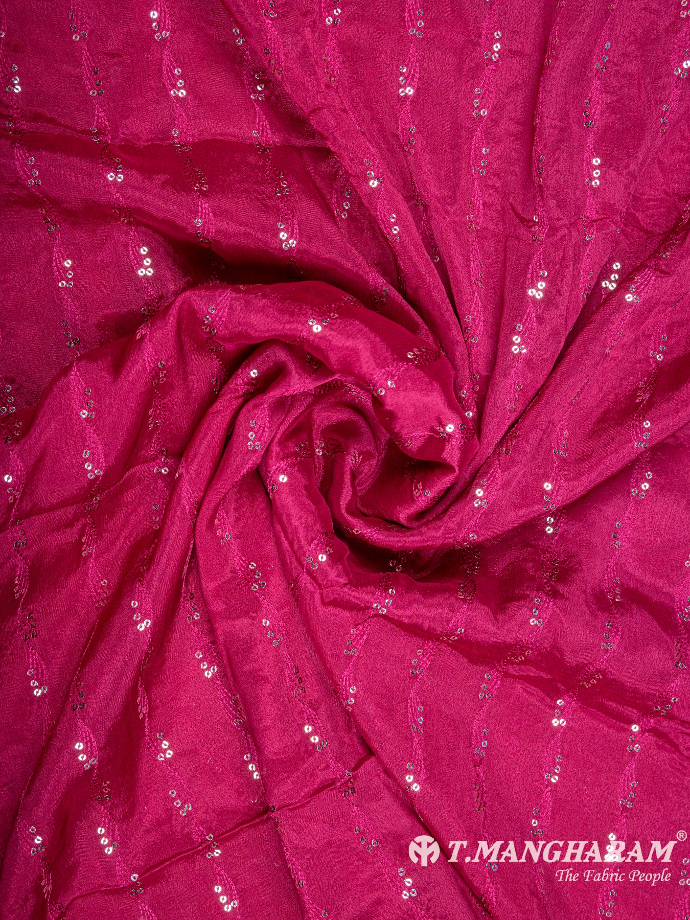Pink Chinnon Silk Fabric - EC5818 view-1