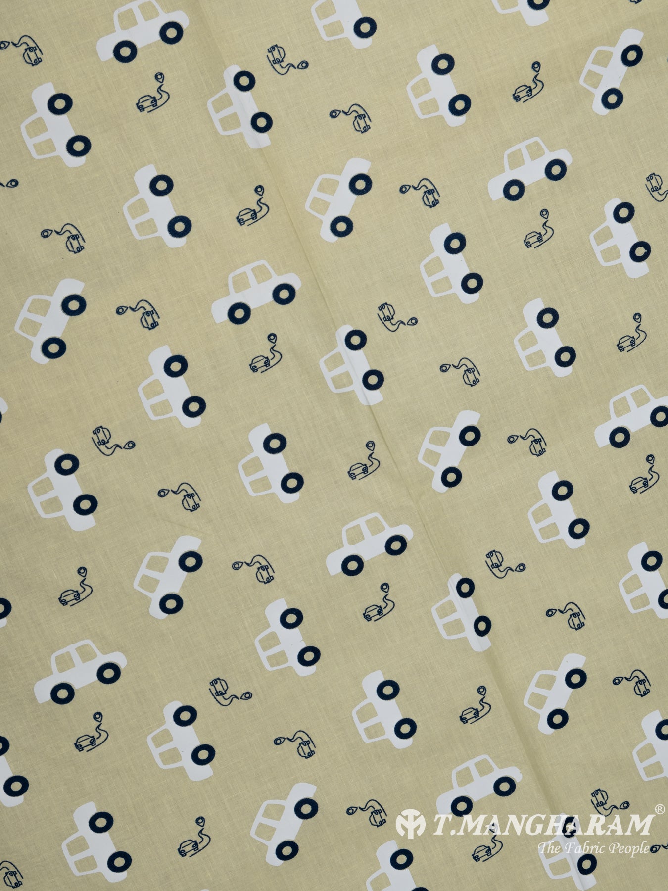 Yellow Cotton Fabric - EB5338 view-3