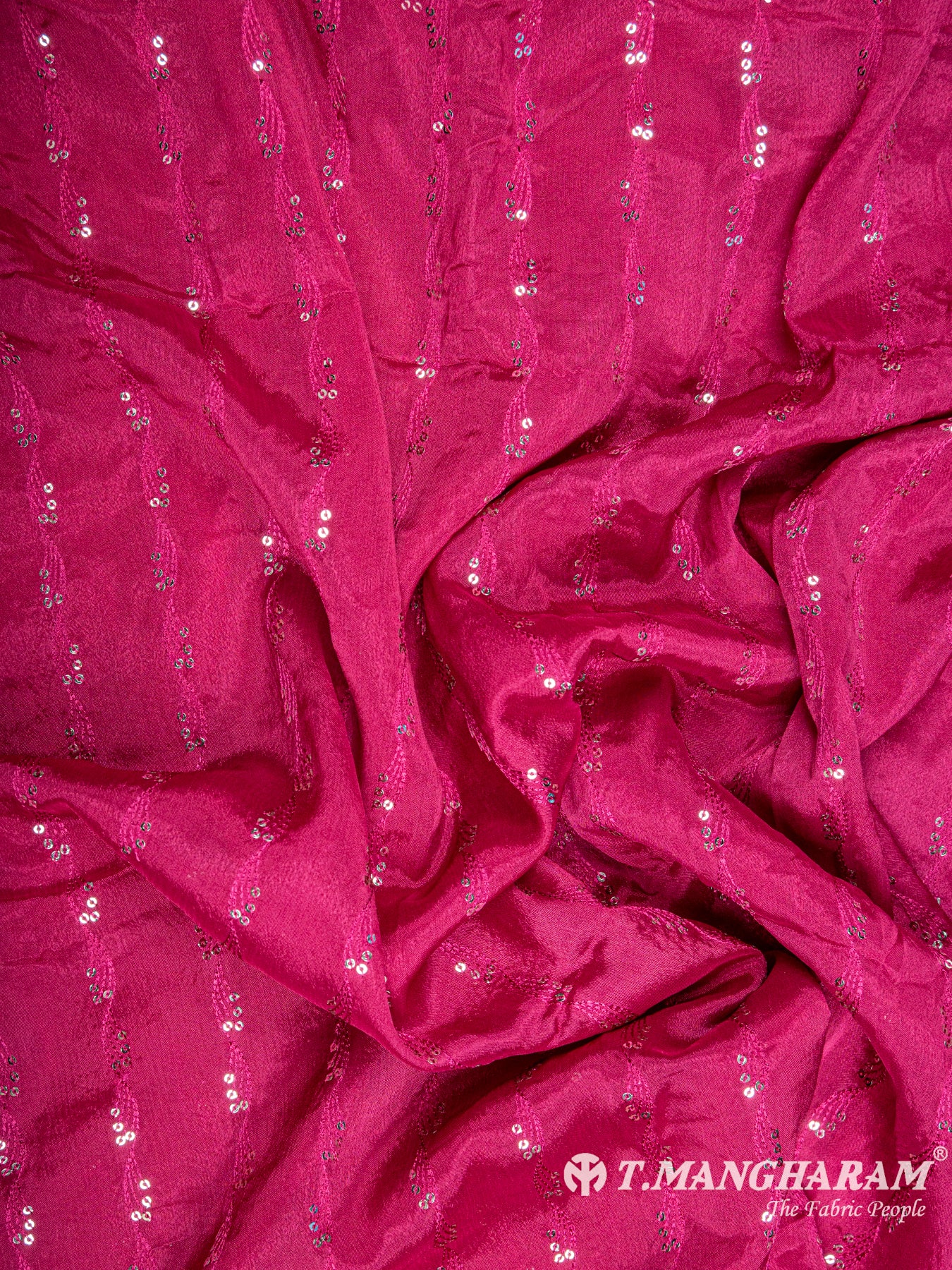 Pink Chinnon Silk Fabric - EC5818 view-4