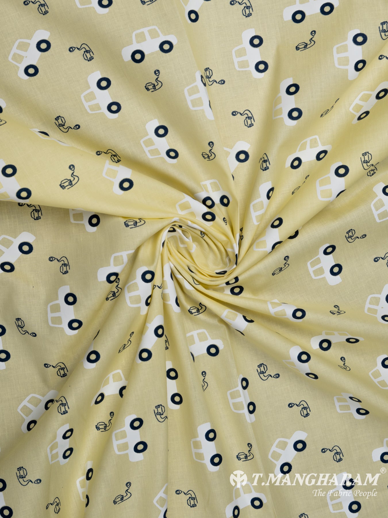 Yellow Cotton Fabric - EB5338 view-1