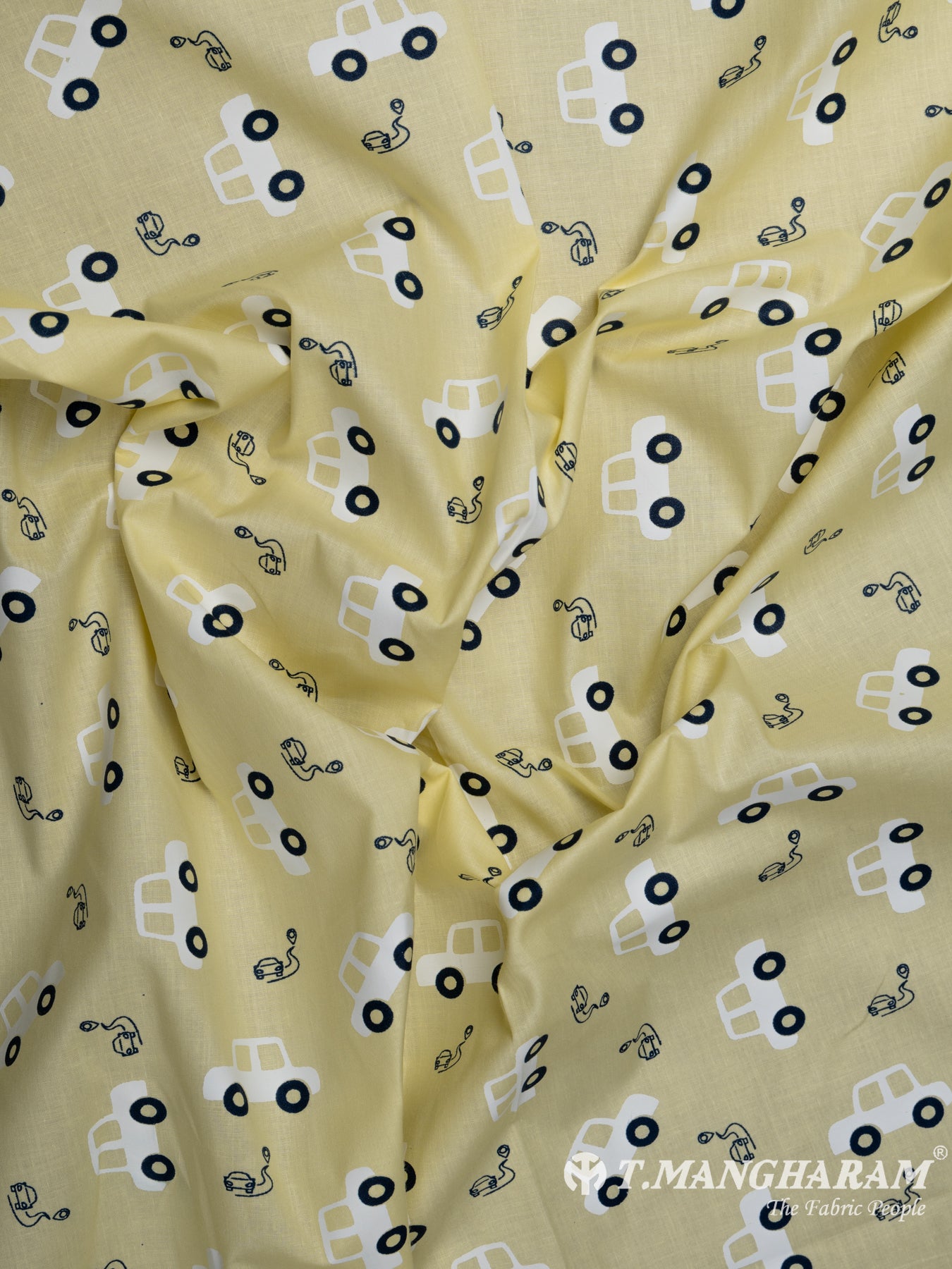 Yellow Cotton Fabric - EB5338 view-4