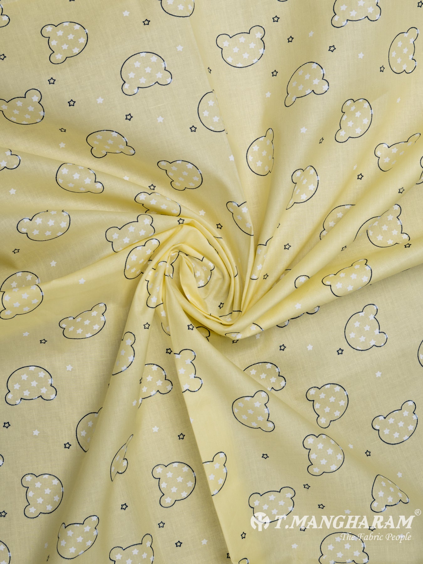 Yellow Cotton Fabric - EB5342 view-1