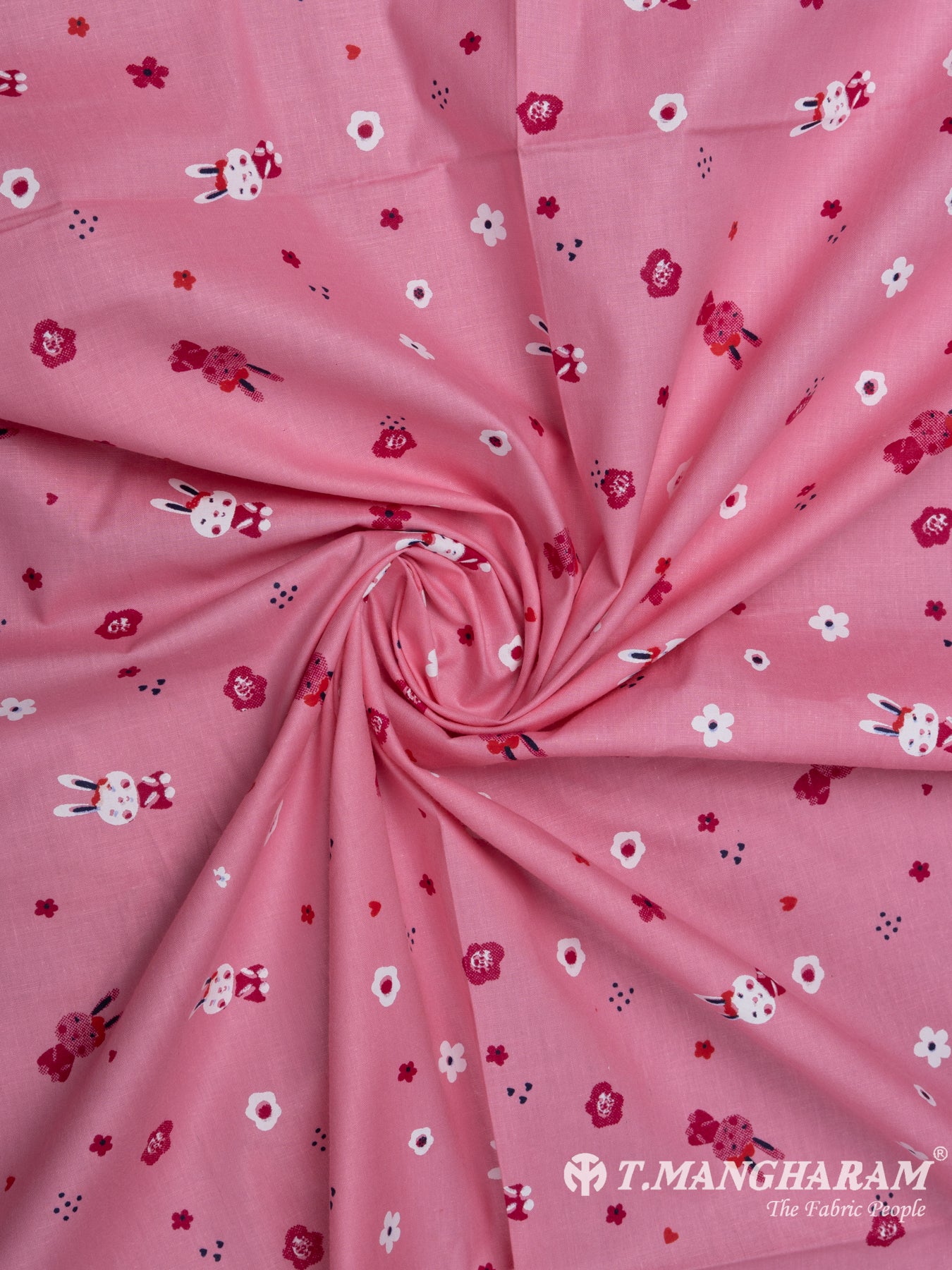Pink Cotton Fabric - EB5352 view-1