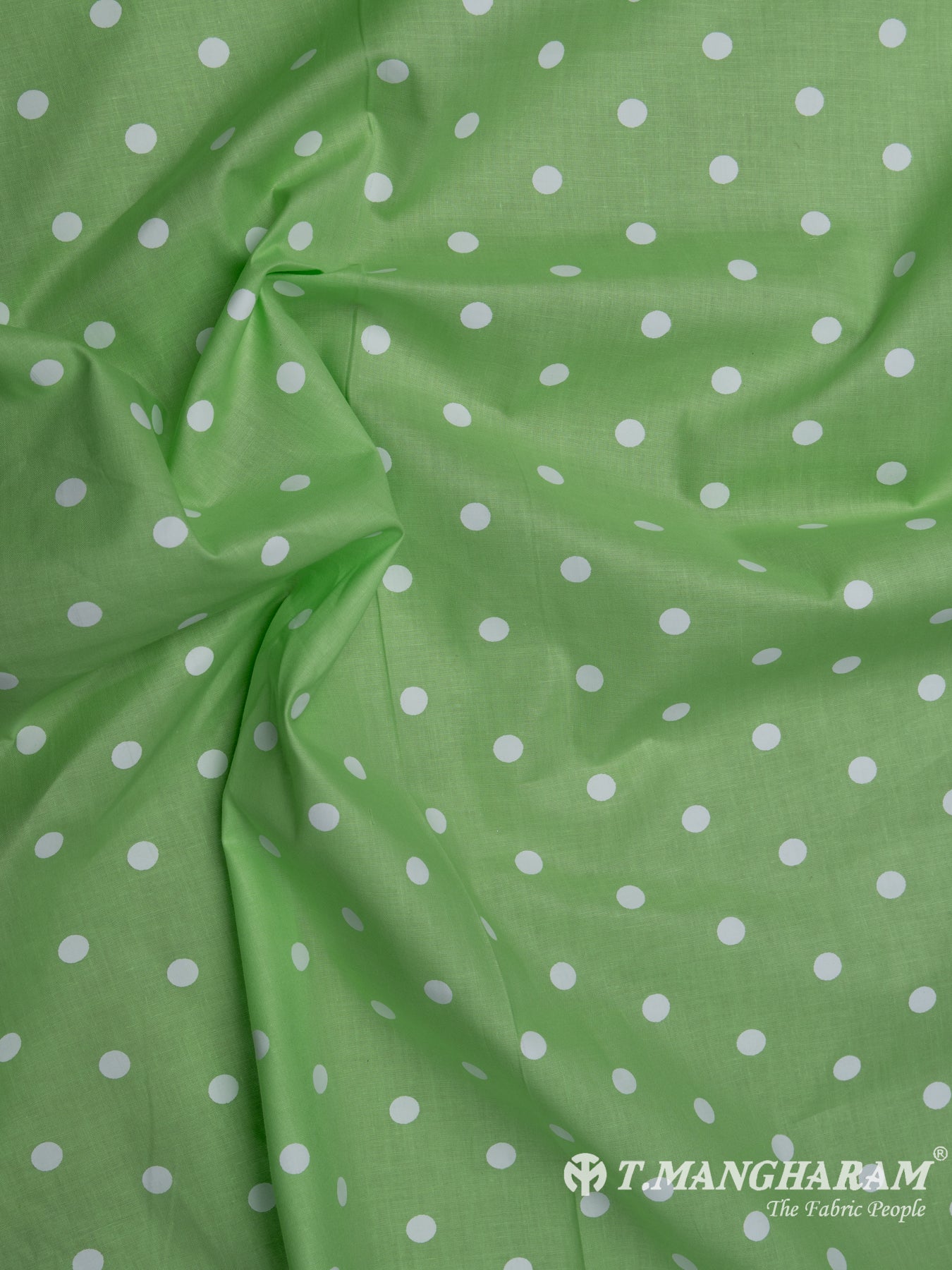 Green Cotton Fabric - EB5353 view-4